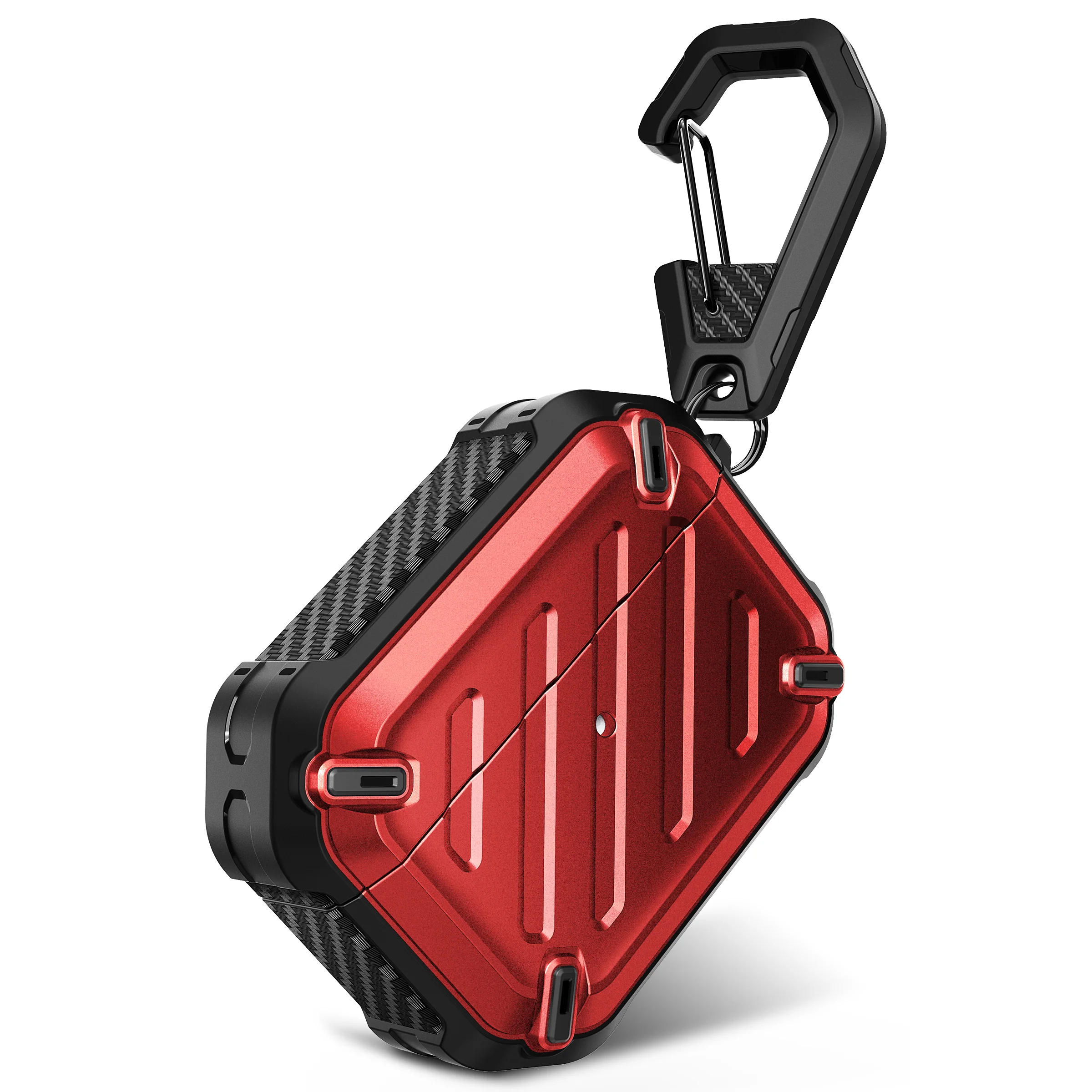Apple AirPods Pro 2 Unicorn Beetle PRO Rugged Case-Metallic Red - Image 2