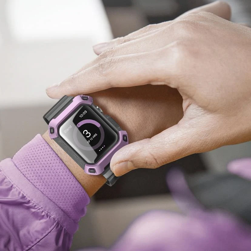 Apple Watch UB Pro Wristband Case (42mm)-Purple - Image 6