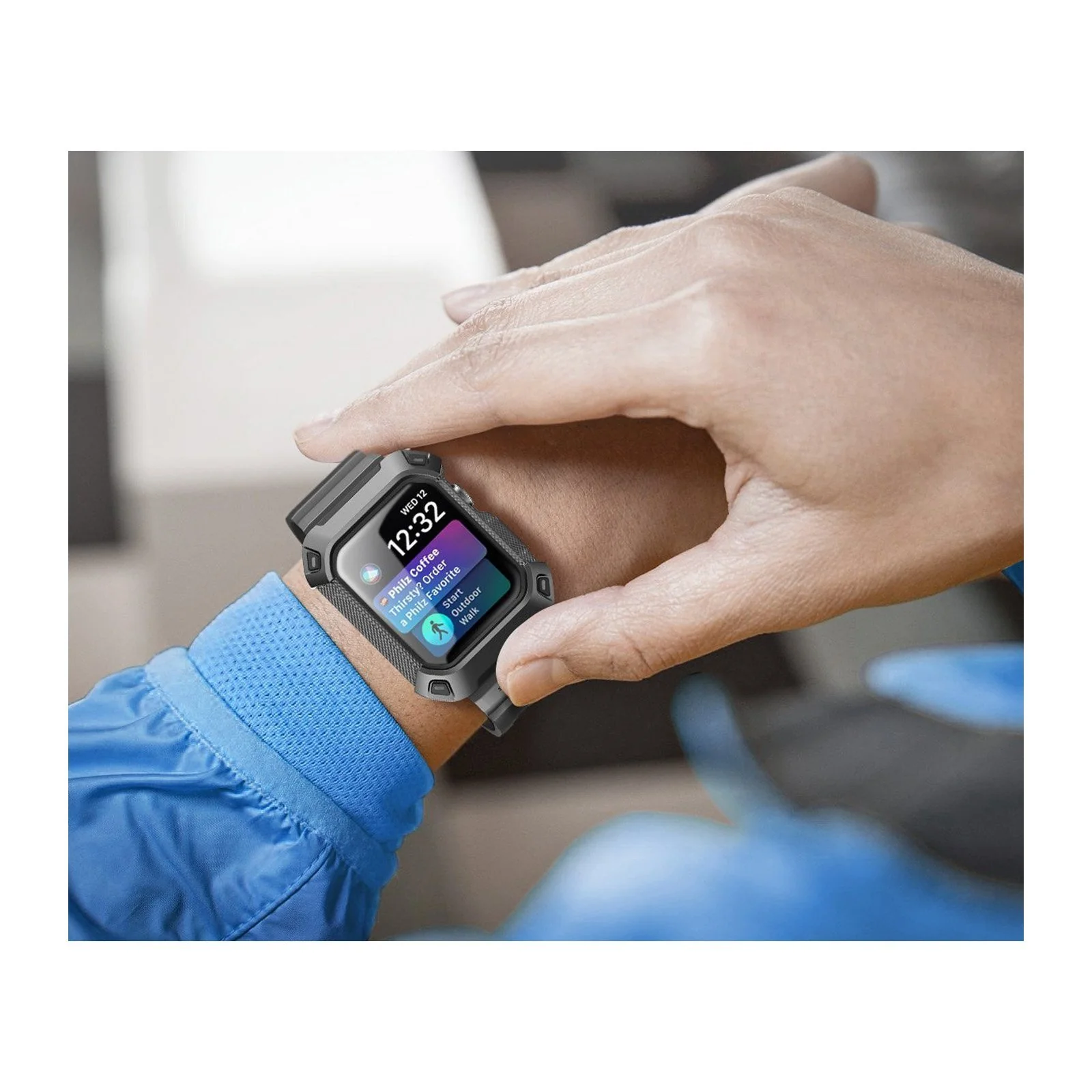 Apple Watch UB Pro Wristband Case (40mm/41mm)-Black - Image 6