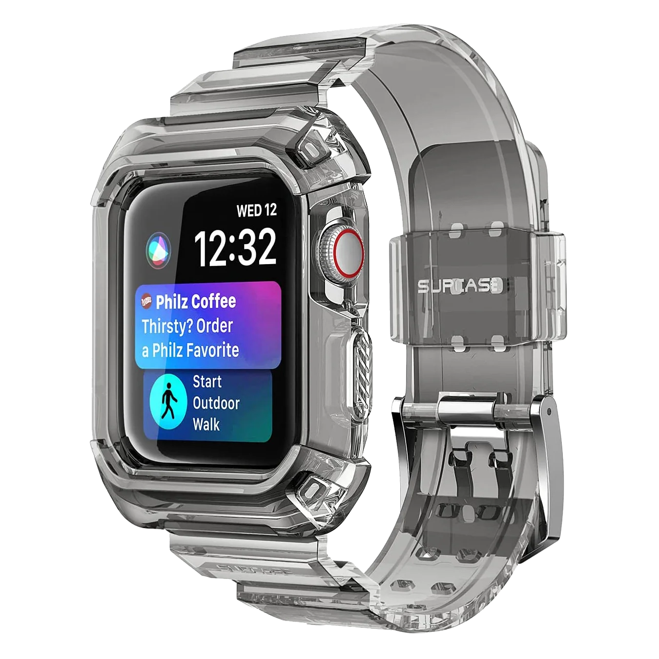Apple Watch UB Pro Wristband Case (44mm/45mm)-Clear - Image 8
