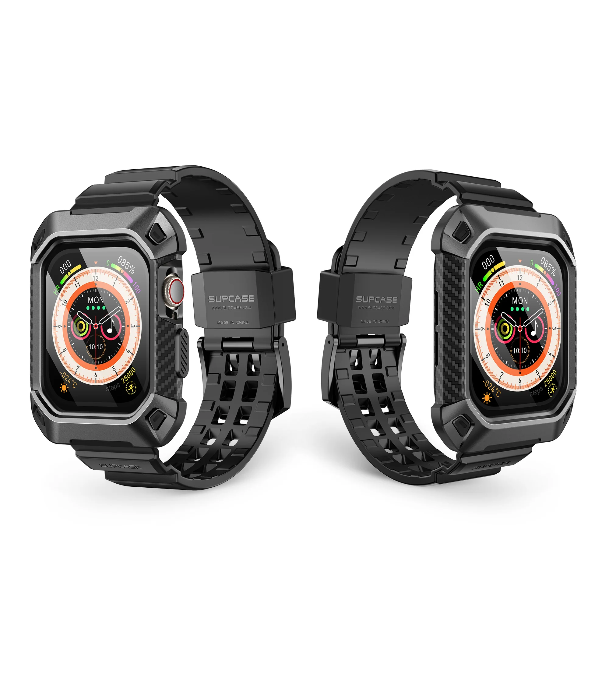 Apple Watch UB Pro Wristband Case (42mm)-Black - Image 9