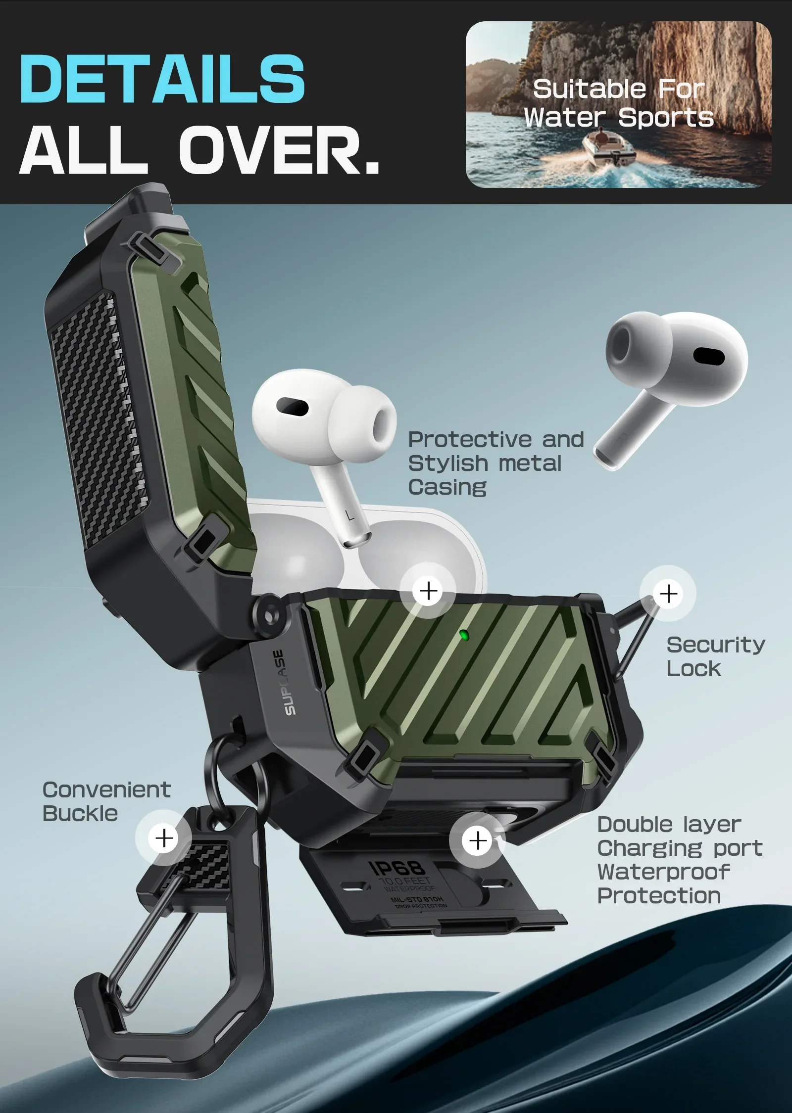 Bundle Sale - iPhone 17 Pro Max UB GRIP Series & Airpods Pro 3 UB Pro Protective Case - Image 45