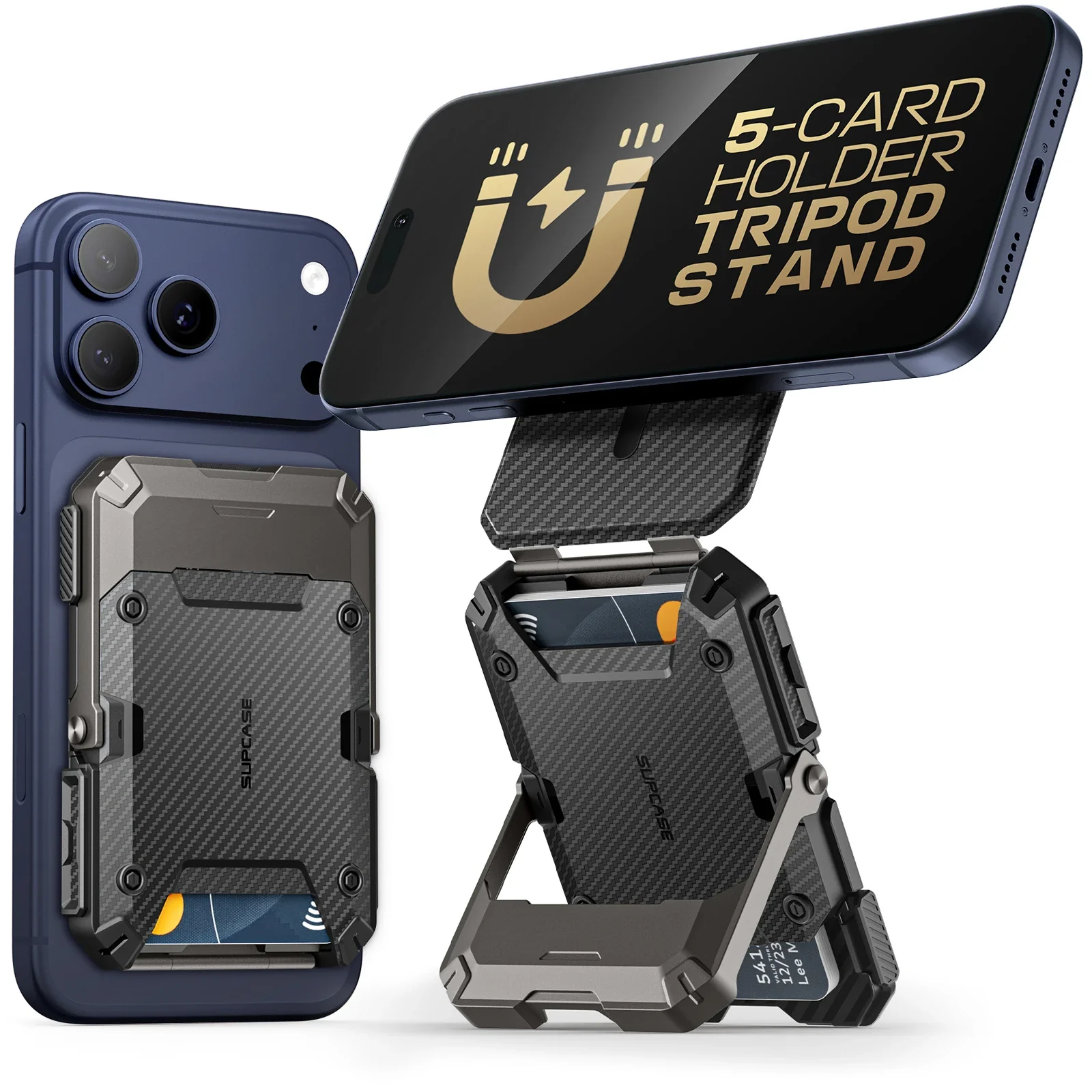 Bundle Sale - iPhone 16 Pro Max UB GRIP Series & MagFlip Wallet with Stand - Image 87