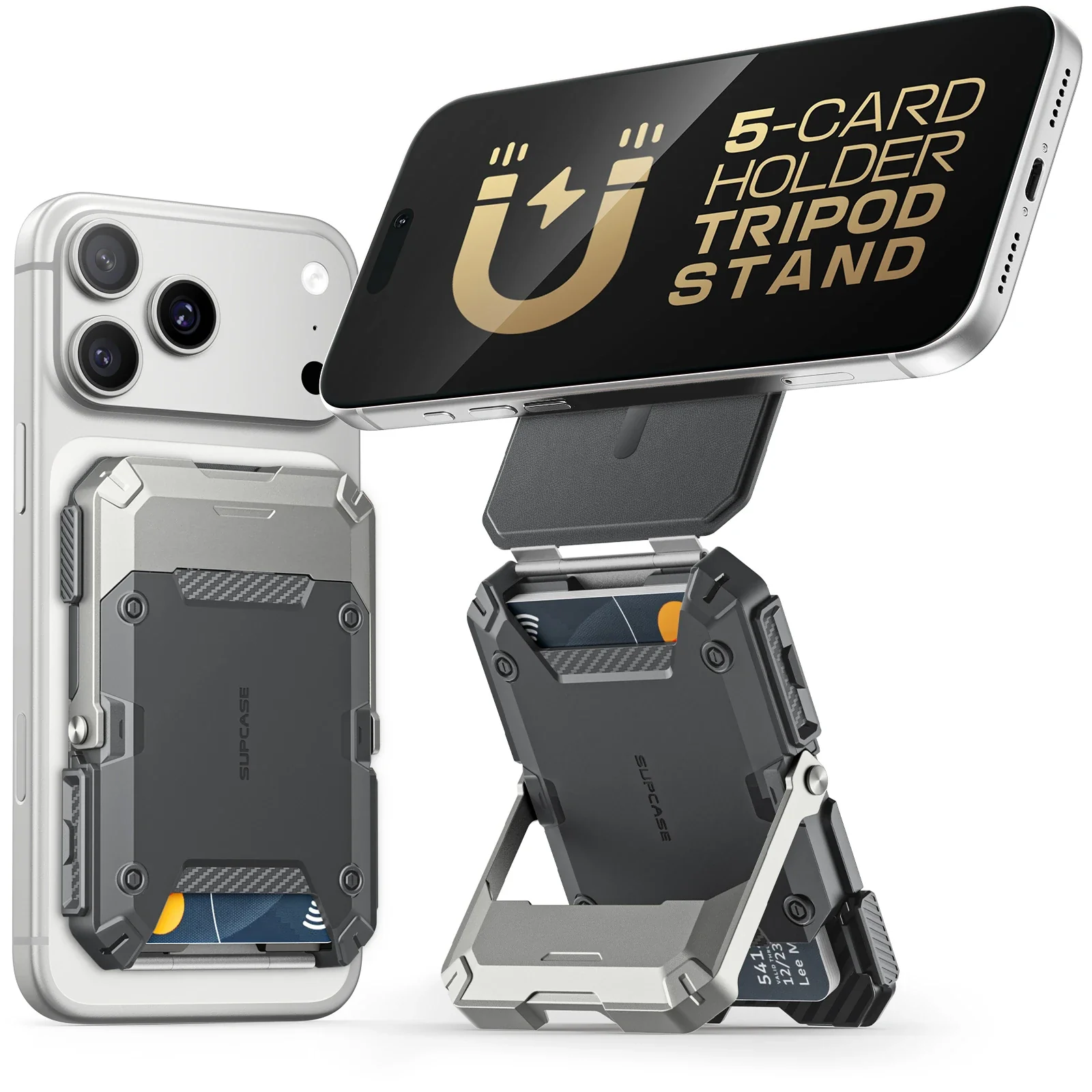 Bundle Sale - iPhone 16 Pro Max UB GRIP Series & MagFlip Wallet with Stand - Image 99