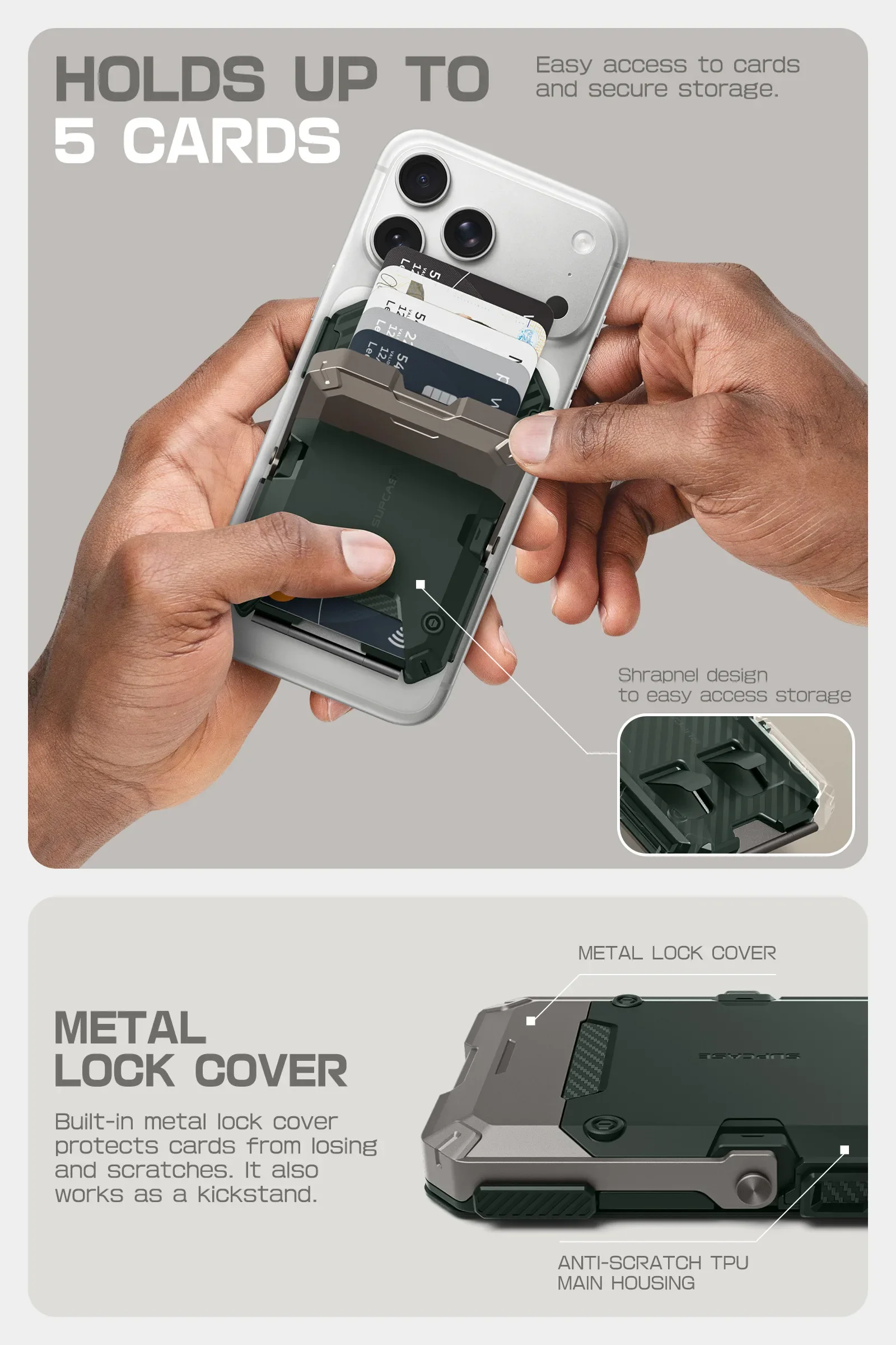Bundle Sale - iPhone 16 Pro Max UB GRIP Series & MagFlip Wallet with Stand - Image 101