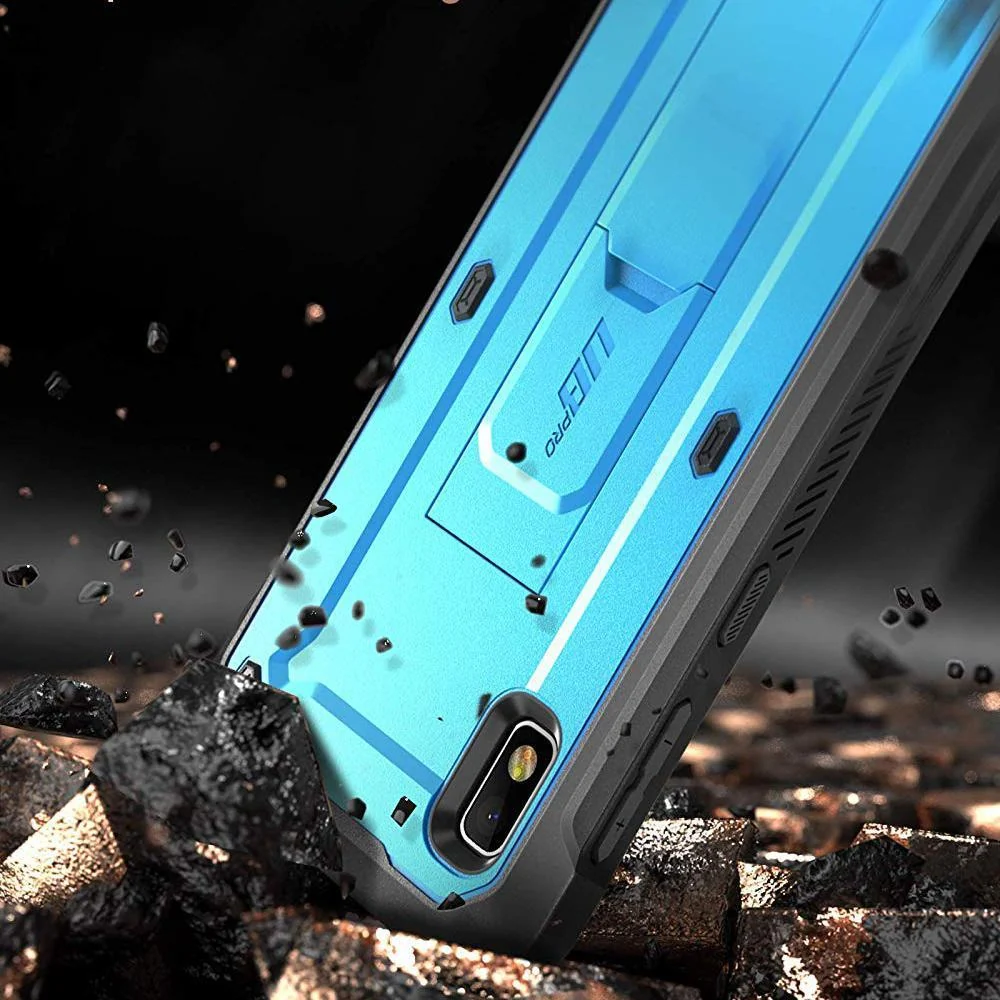 Galaxy A10e Unicorn Beetle Pro Rugged Holster Case-Blue - Image 2