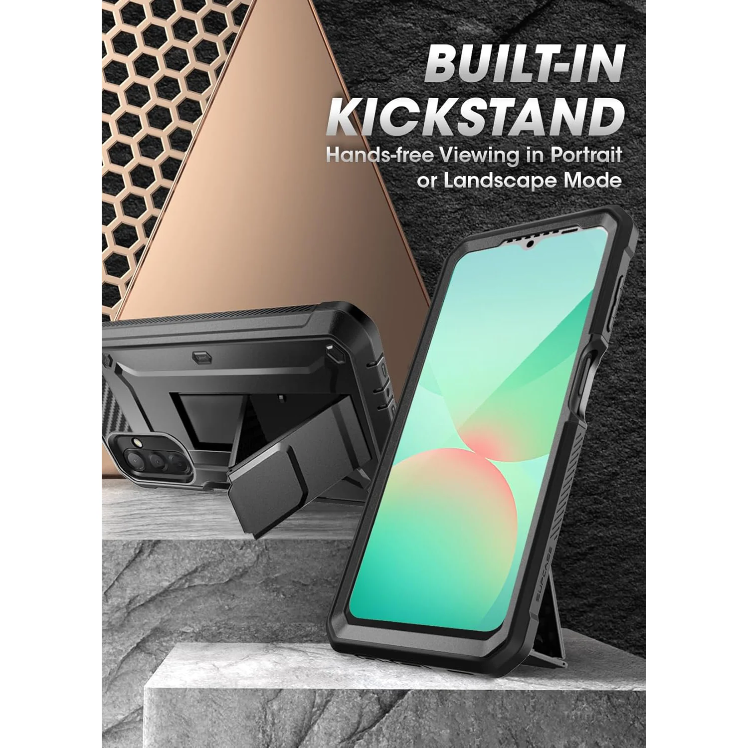 Galaxy A26 Unicorn Beetle PRO Rugged Holster Case-Black - Image 2