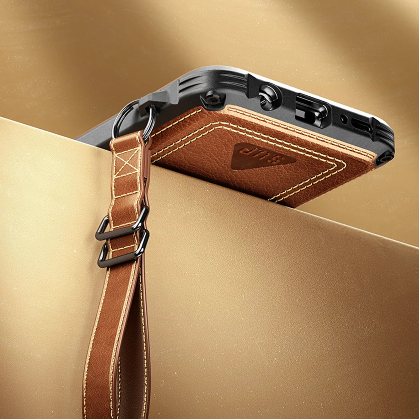 Galaxy A50 Unicorn Beetle Royal Leather Case-Brown - Image 5