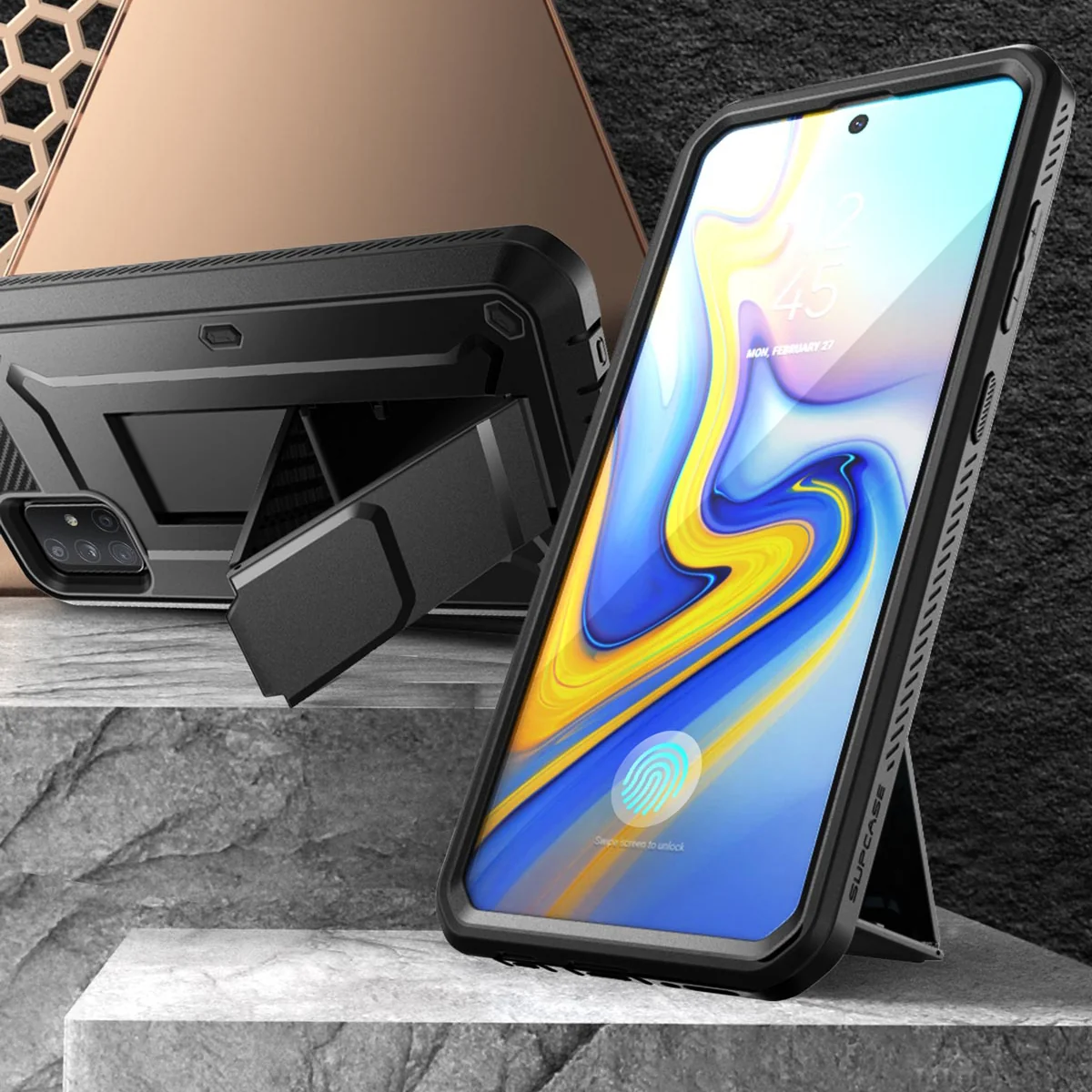 Galaxy A51 5G Unicorn Beetle Pro Rugged Case-Black - Image 3