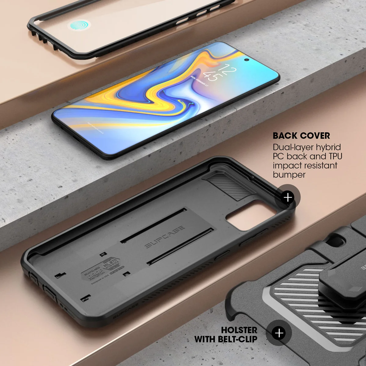 Galaxy A51 5G Unicorn Beetle Pro Rugged Case-Black - Image 5