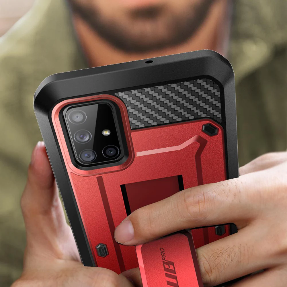 Galaxy A51 5G Unicorn Beetle Pro Rugged Case-Metallic Red - Image 8