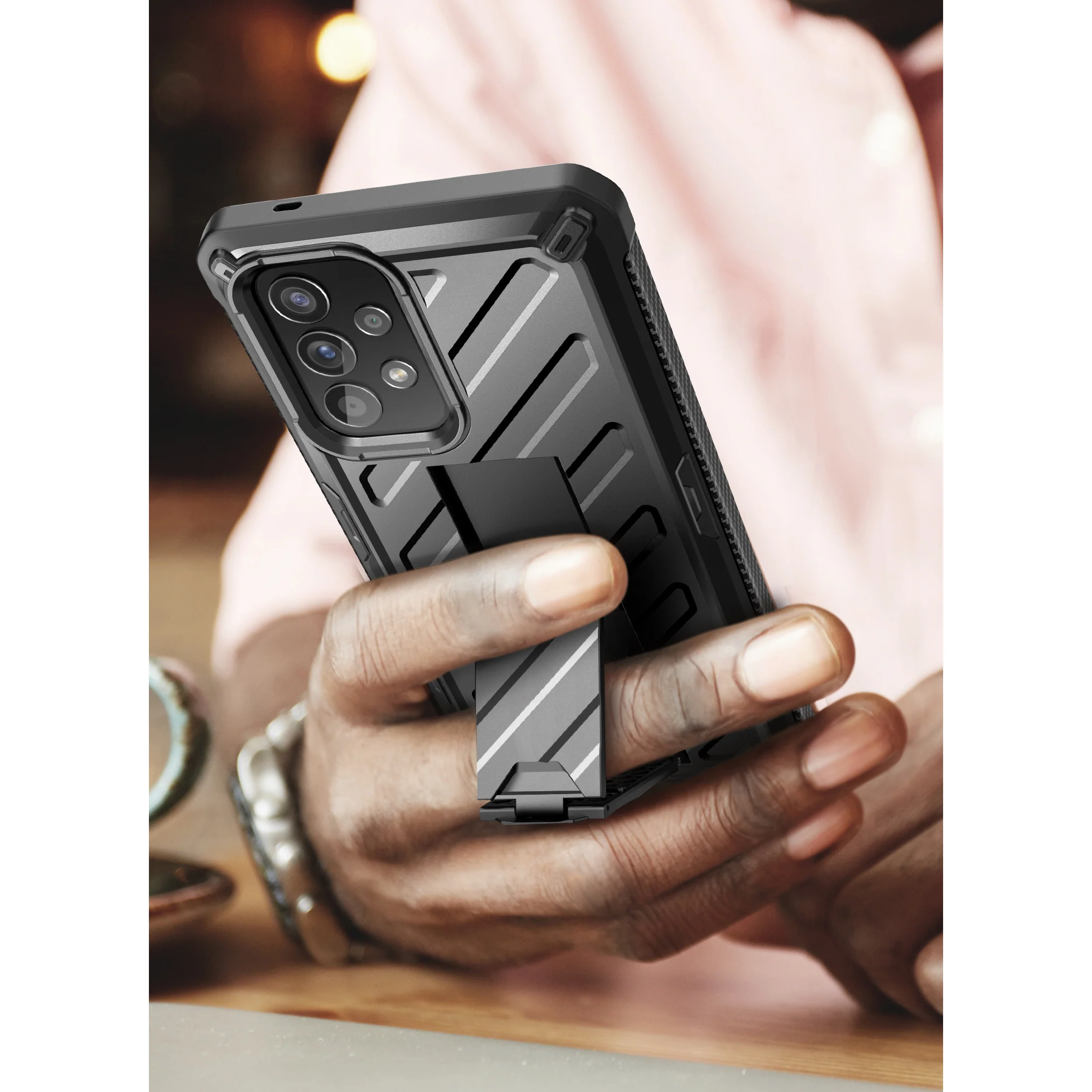 Galaxy A53 Unicorn Beetle Rugged Kickstand Case-Black - Image 10