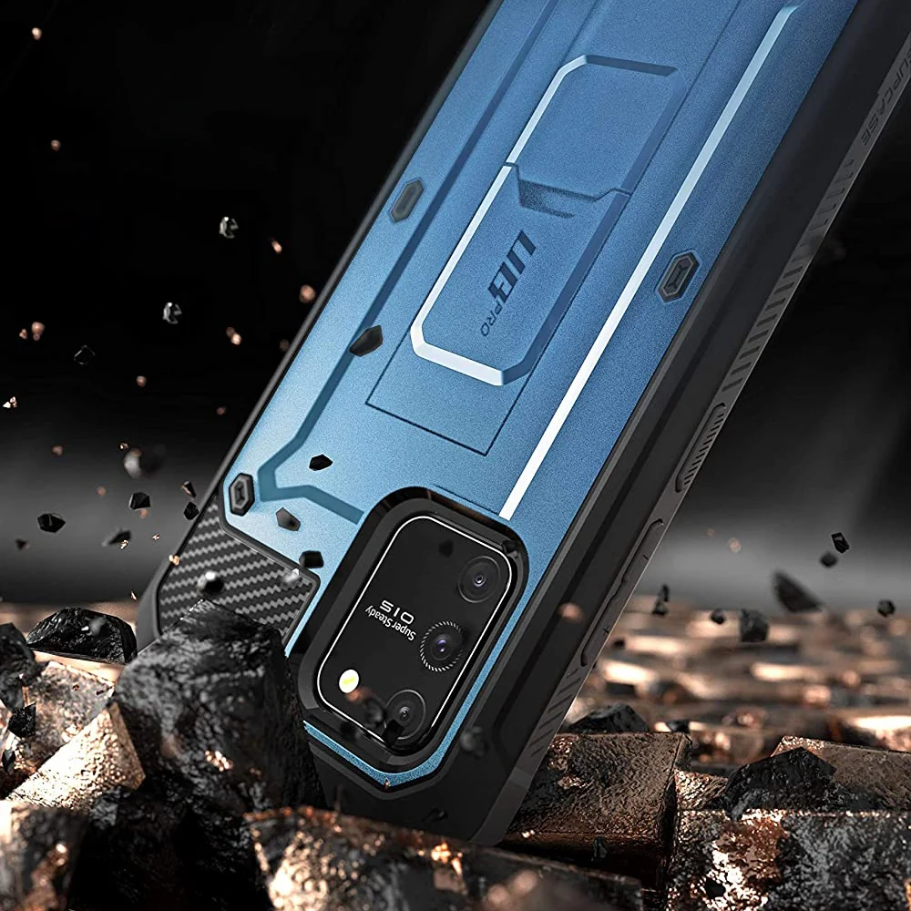 Galaxy S10 Lite Unicorn Beetle Pro Full Body Rugged Holster Case-Metallic Blue - Image 5