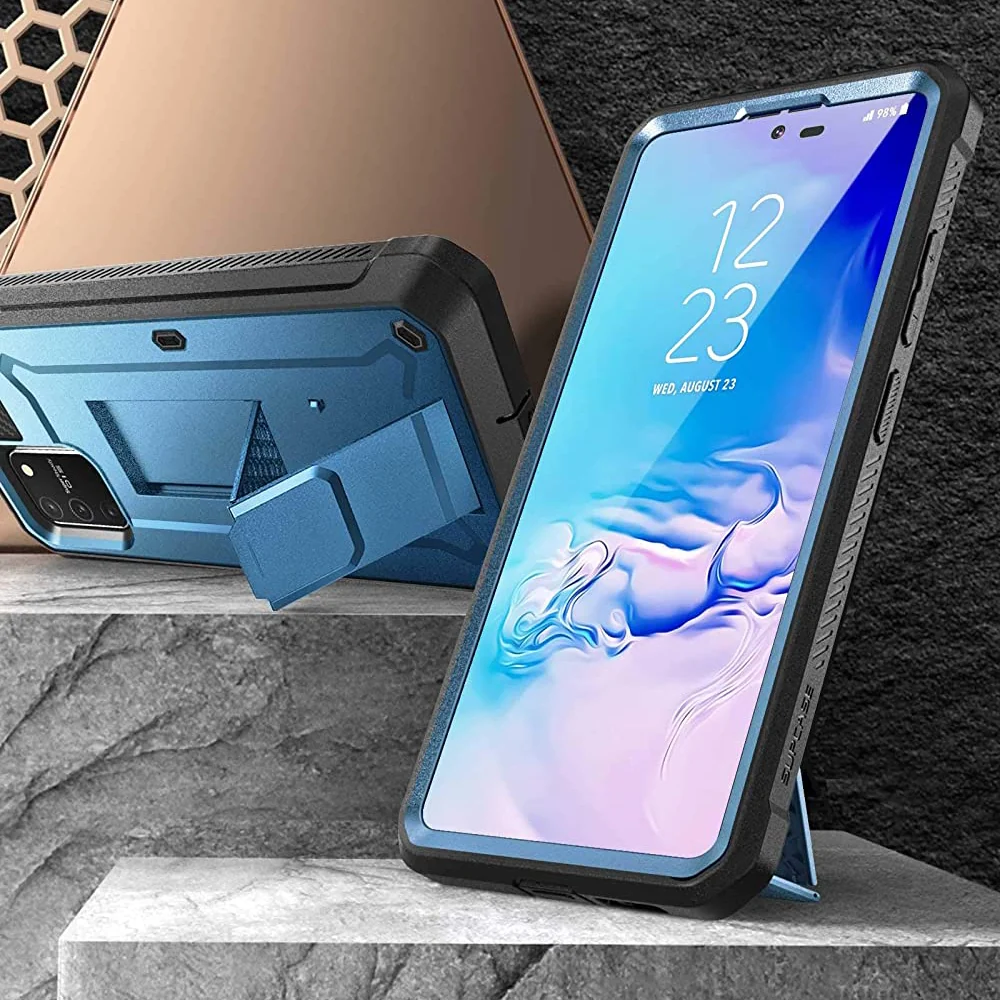 Galaxy S10 Lite Unicorn Beetle Pro Full Body Rugged Holster Case-Metallic Blue - Image 6