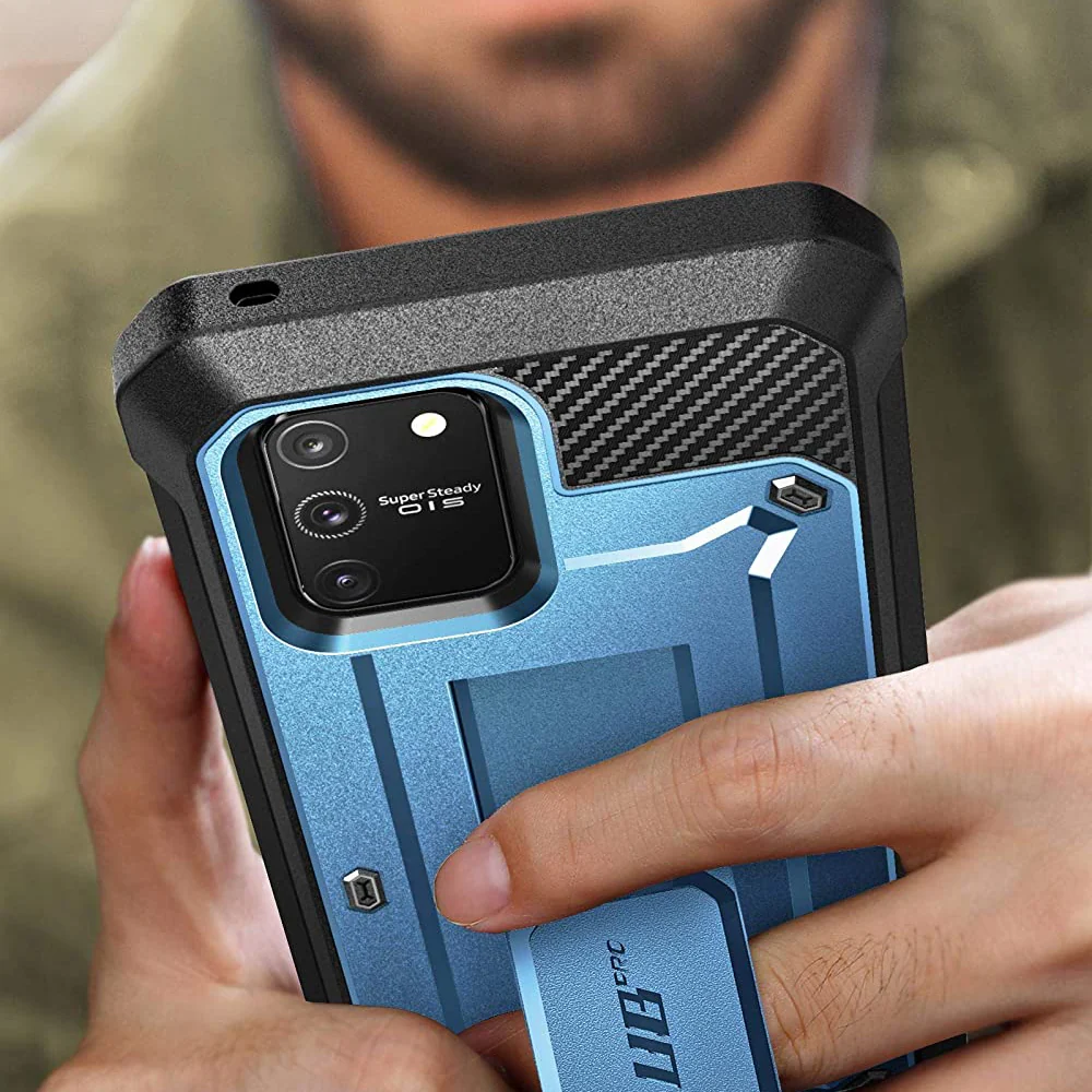 Galaxy S10 Lite Unicorn Beetle Pro Full Body Rugged Holster Case-Metallic Blue - Image 9