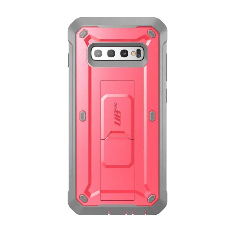 Galaxy S10 Unicorn Beetle Pro Rugged Holster Case Without Screen Protector(open box)-Pink