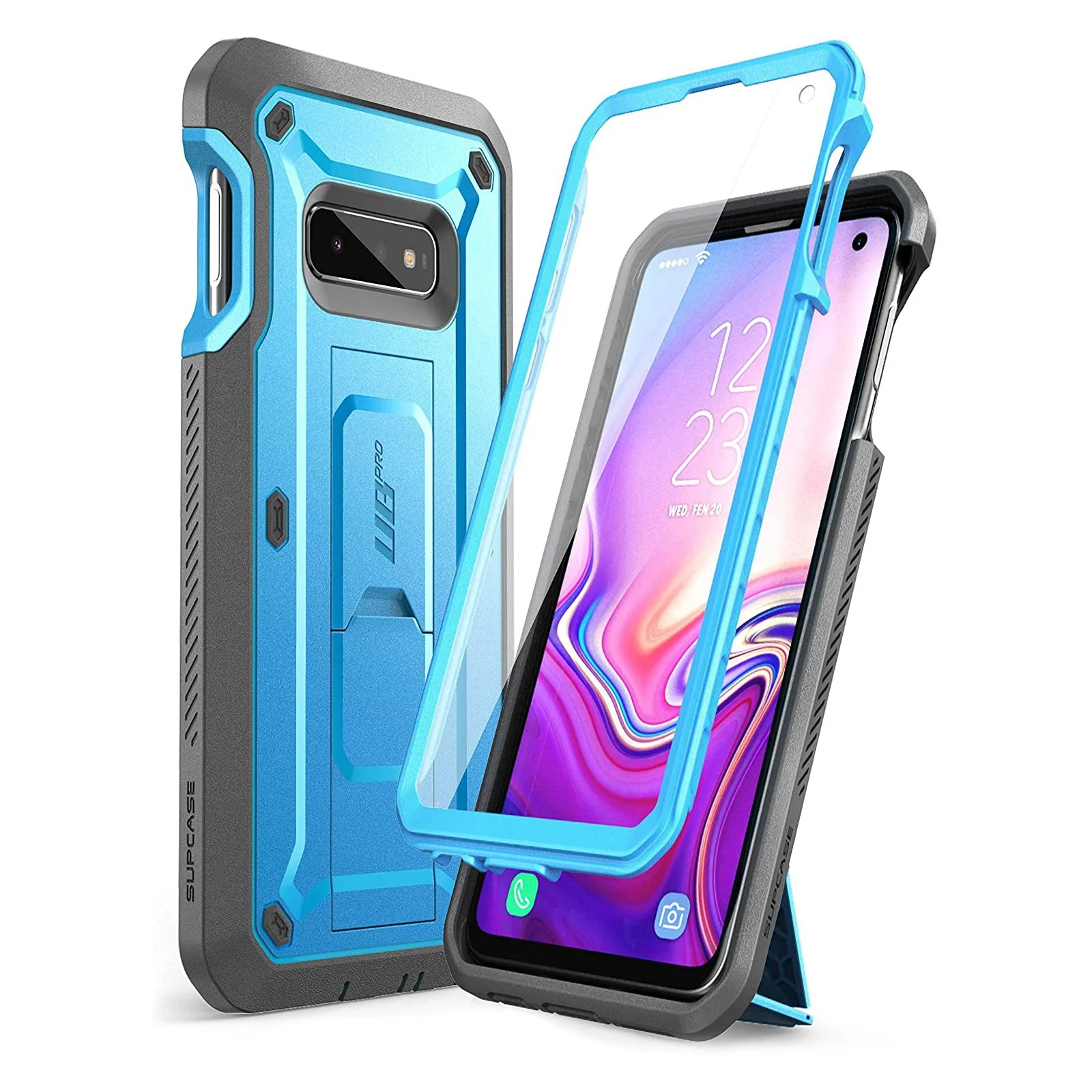 Galaxy S10e Unicorn Beetle Pro Full Body Rugged Holster Case-Blue - Image 2