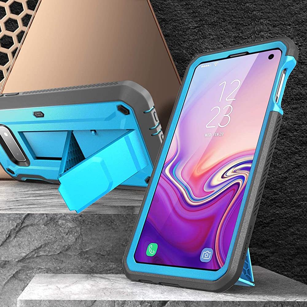 Galaxy S10e Unicorn Beetle Pro Full Body Rugged Holster Case-Blue - Image 4