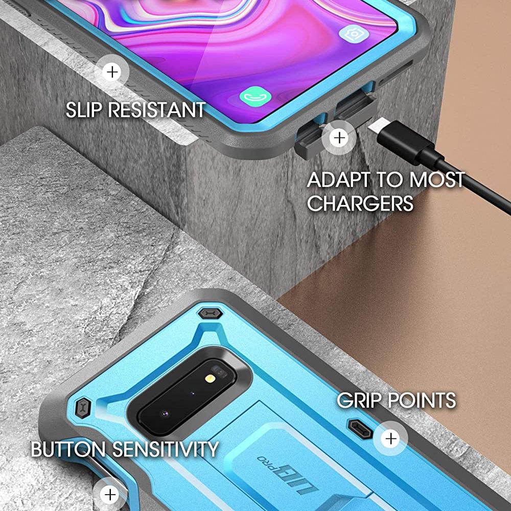 Galaxy S10e Unicorn Beetle Pro Full Body Rugged Holster Case-Blue - Image 7