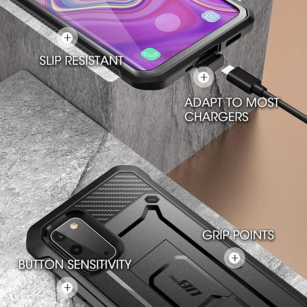 Galaxy S20 FE Unicorn Beetle Pro Rugged Case-Black - Image 7