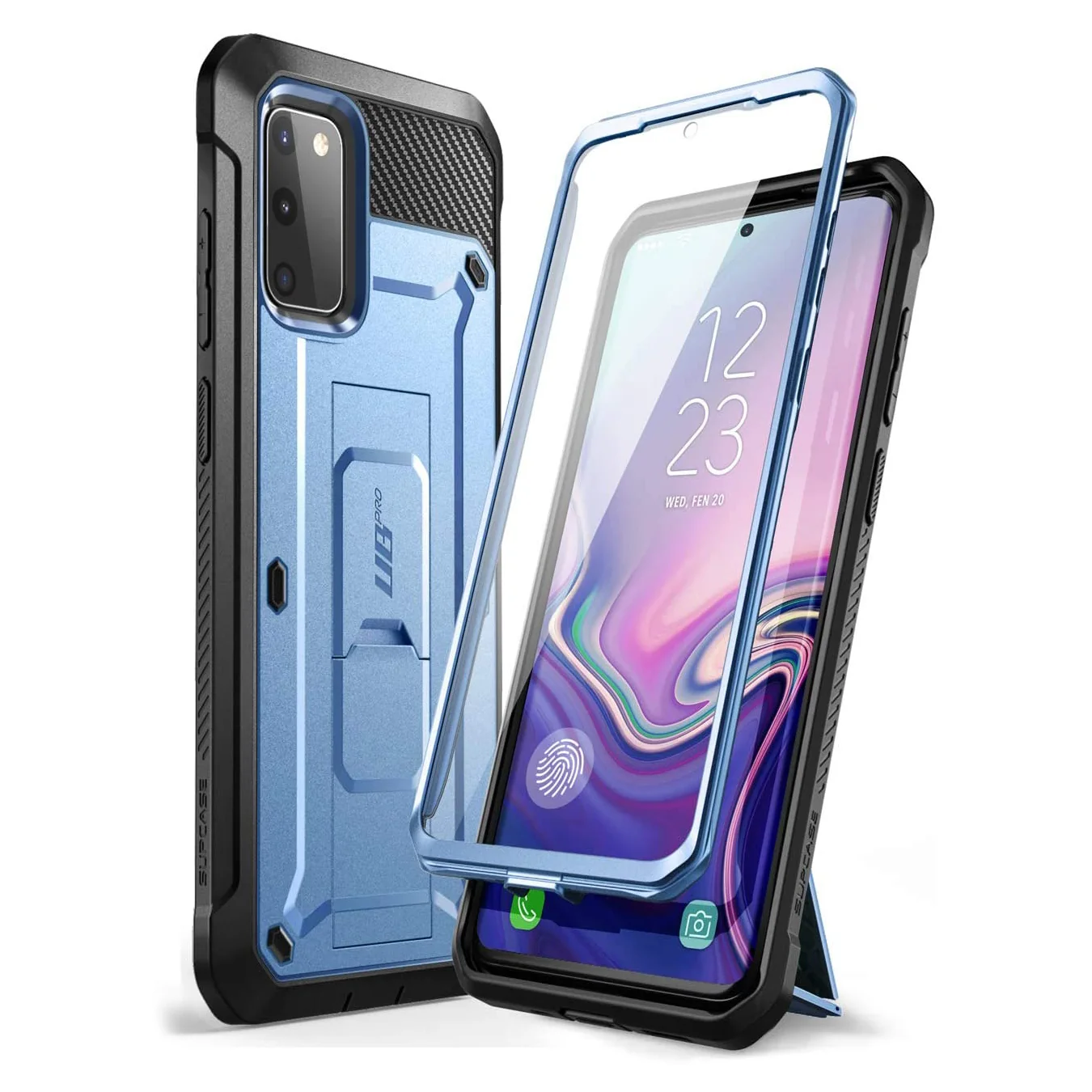 Galaxy S20 FE Unicorn Beetle Pro Rugged Case-Metallic Blue - Image 2