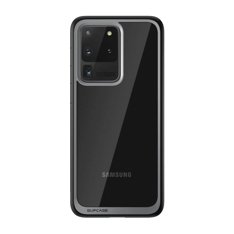 Galaxy S20 Ultra Unicorn Beetle Style Slim Clear Case-Black - Image 7