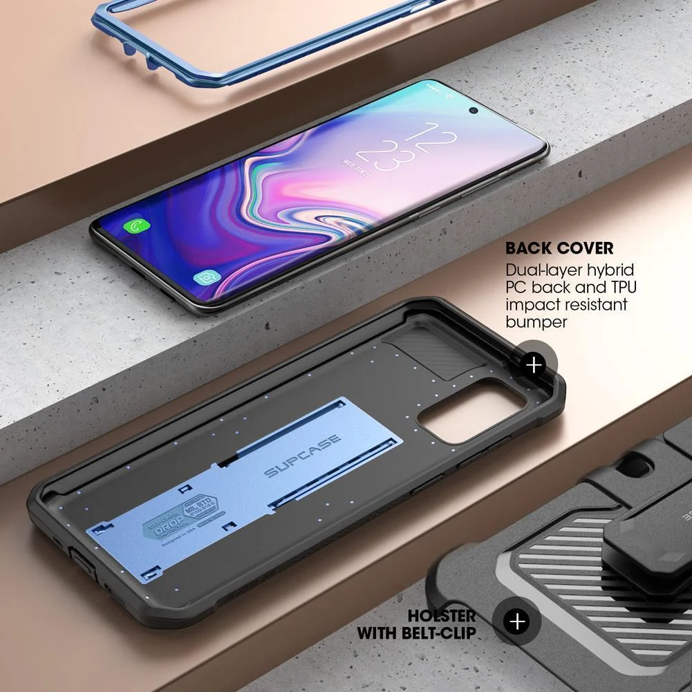 Galaxy S20 Unicorn Beetle Pro Rugged Case-Metallic Blue - Image 4