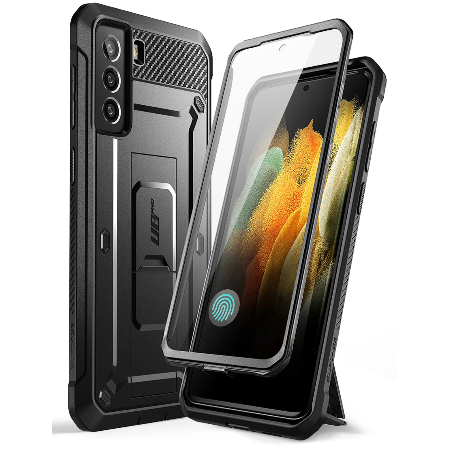 Galaxy S21 FE Unicorn Beetle PRO Rugged Case-Black - Image 2