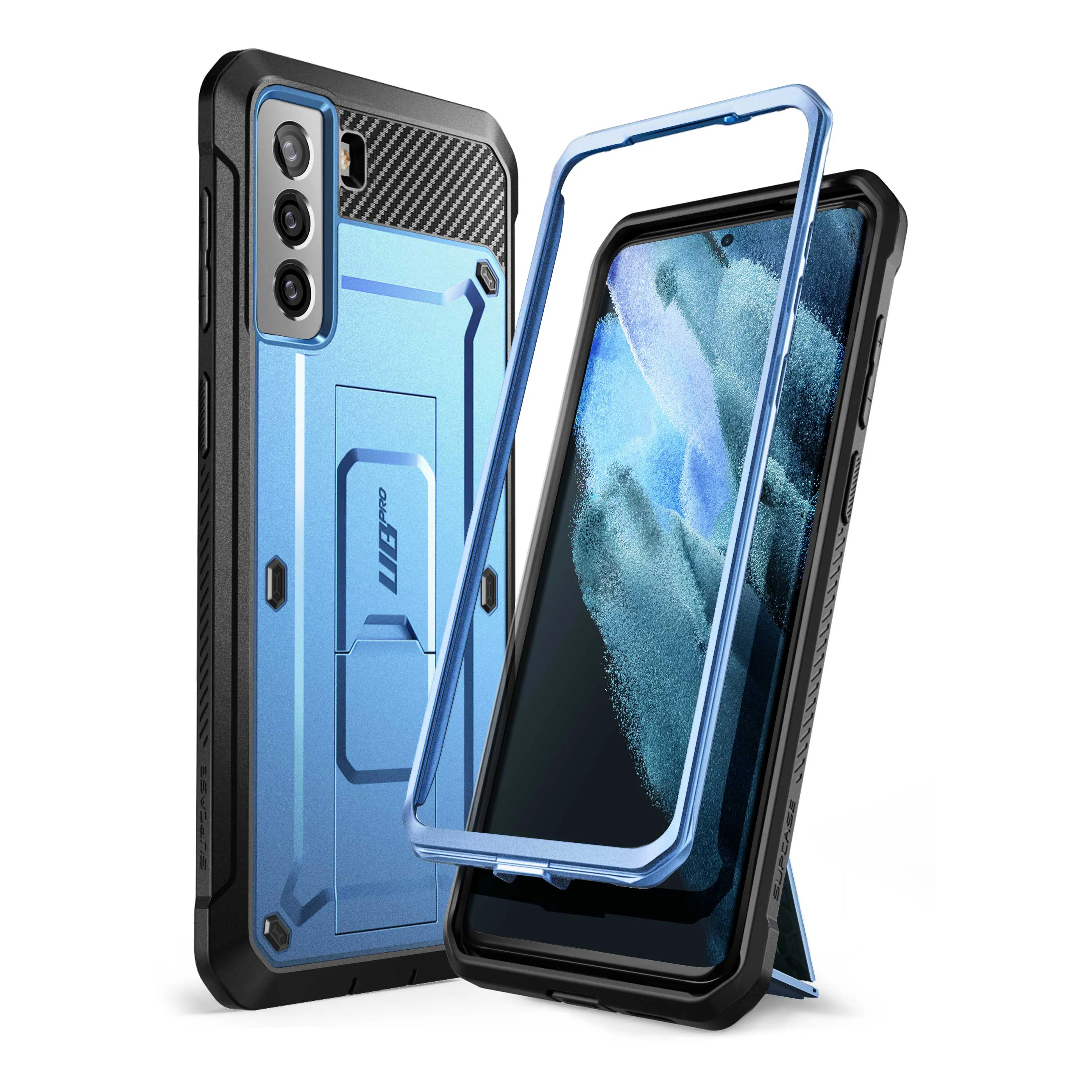 Galaxy S21 Plus Unicorn Beetle Pro Rugged Case-Metallic Blue - Image 2