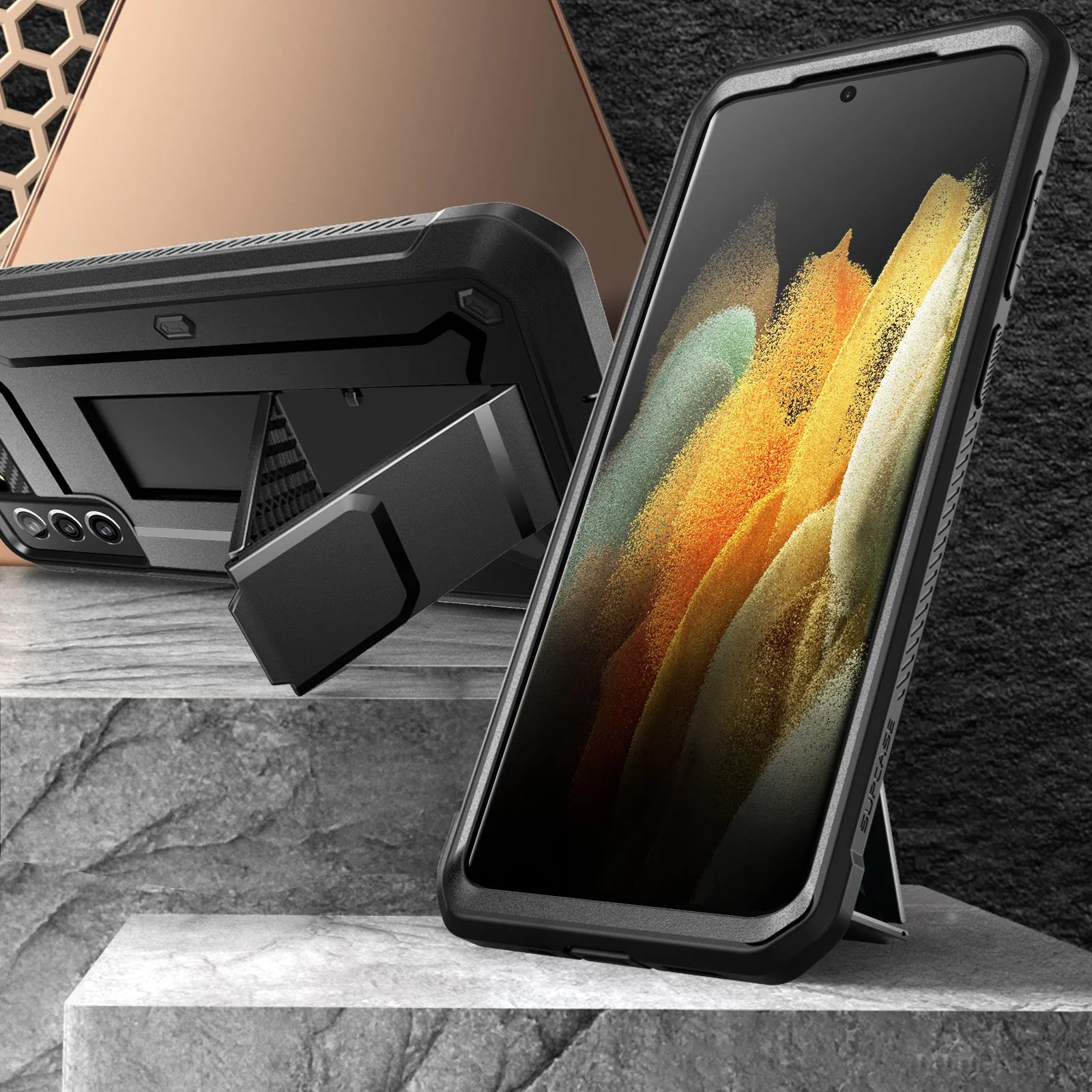 Galaxy S21 Plus Unicorn Beetle Pro Rugged Case(open box)-Black - Image 5