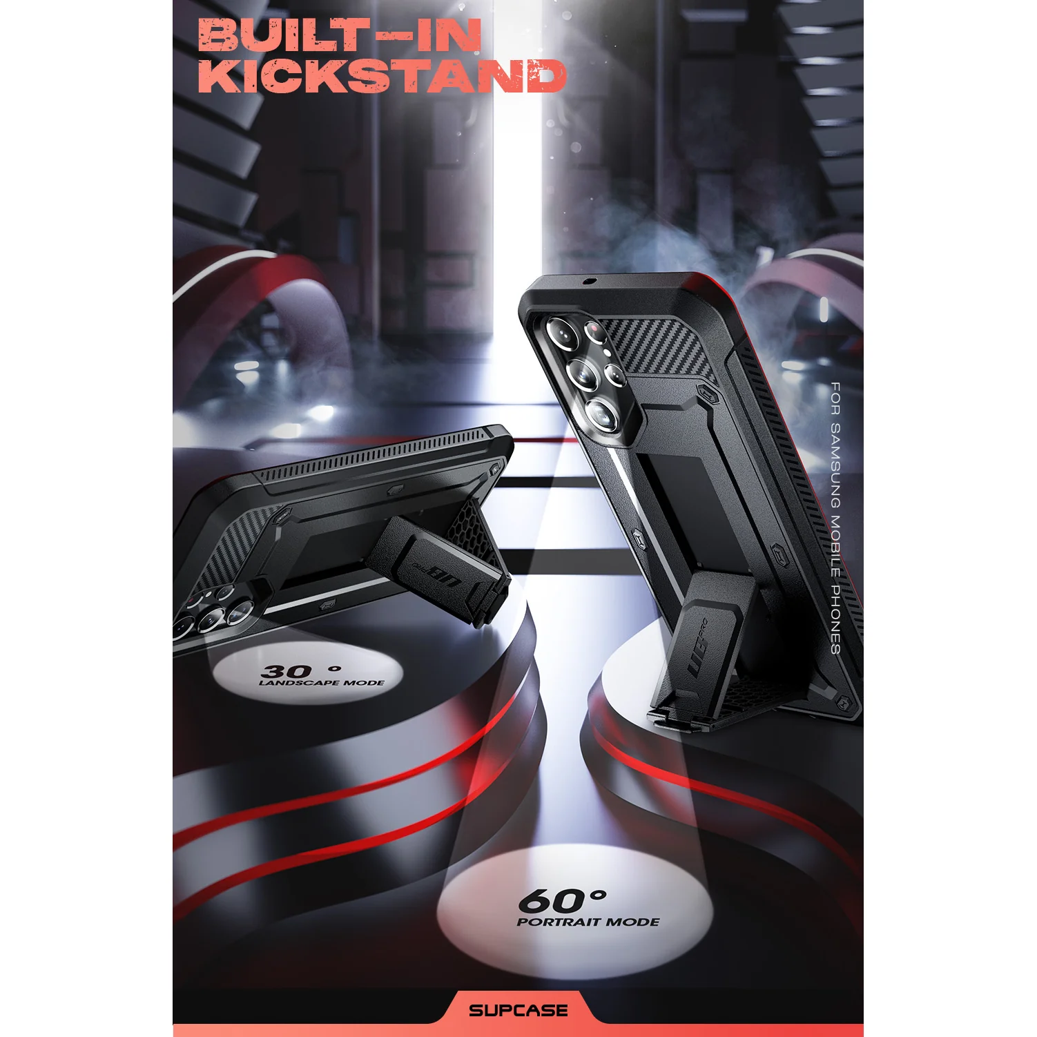 Galaxy S22 Ultra Unicorn Beetle PRO Rugged Case-Black - Image 4