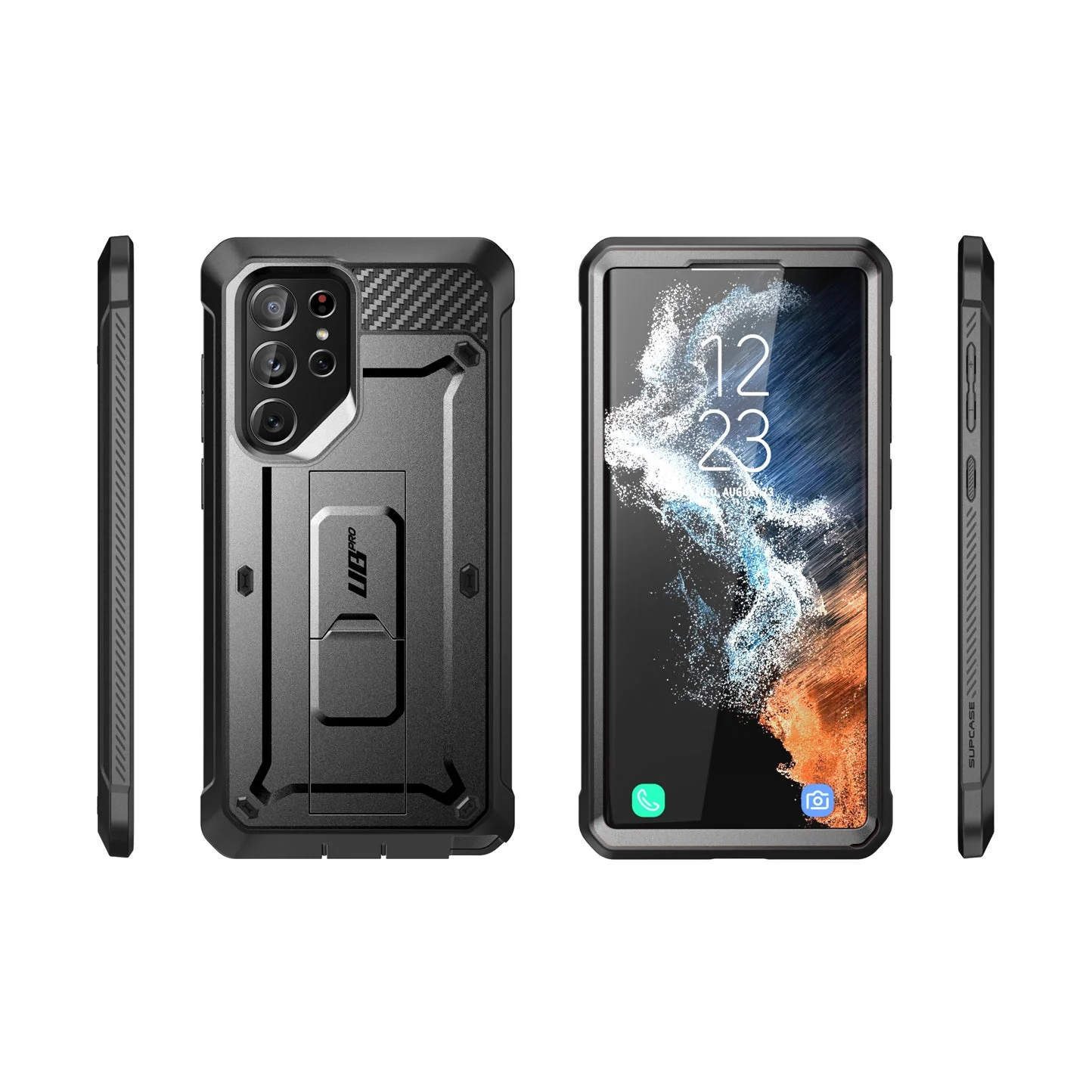 Galaxy S22 Ultra Unicorn Beetle PRO Screen Protector Case(Open-Box)-Black - Image 4