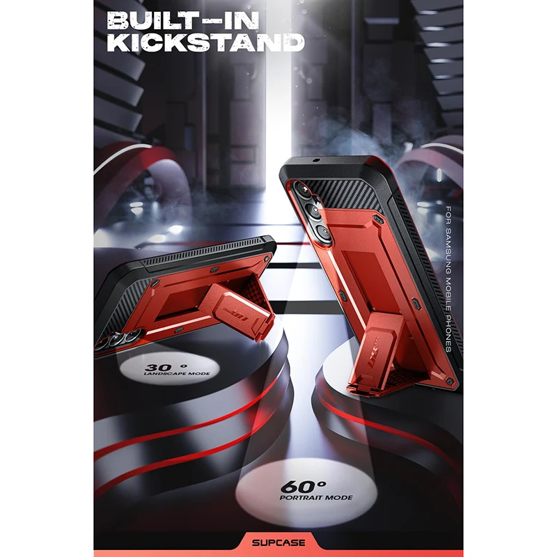 Galaxy S23 FE Unicorn Beetle PRO Rugged Phone Case-Metallic Red - Image 5