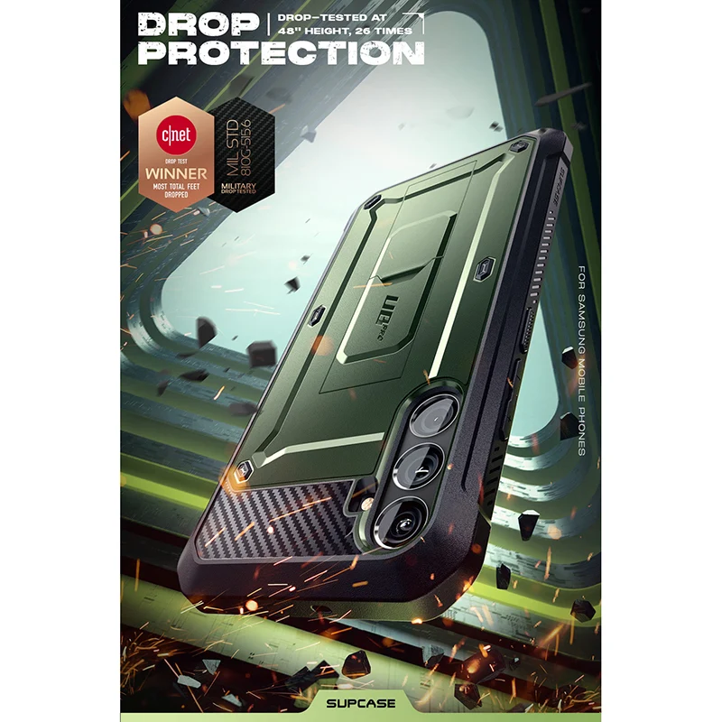 Galaxy S23 FE Unicorn Beetle PRO Rugged Phone Case-Dark Green - Image 4