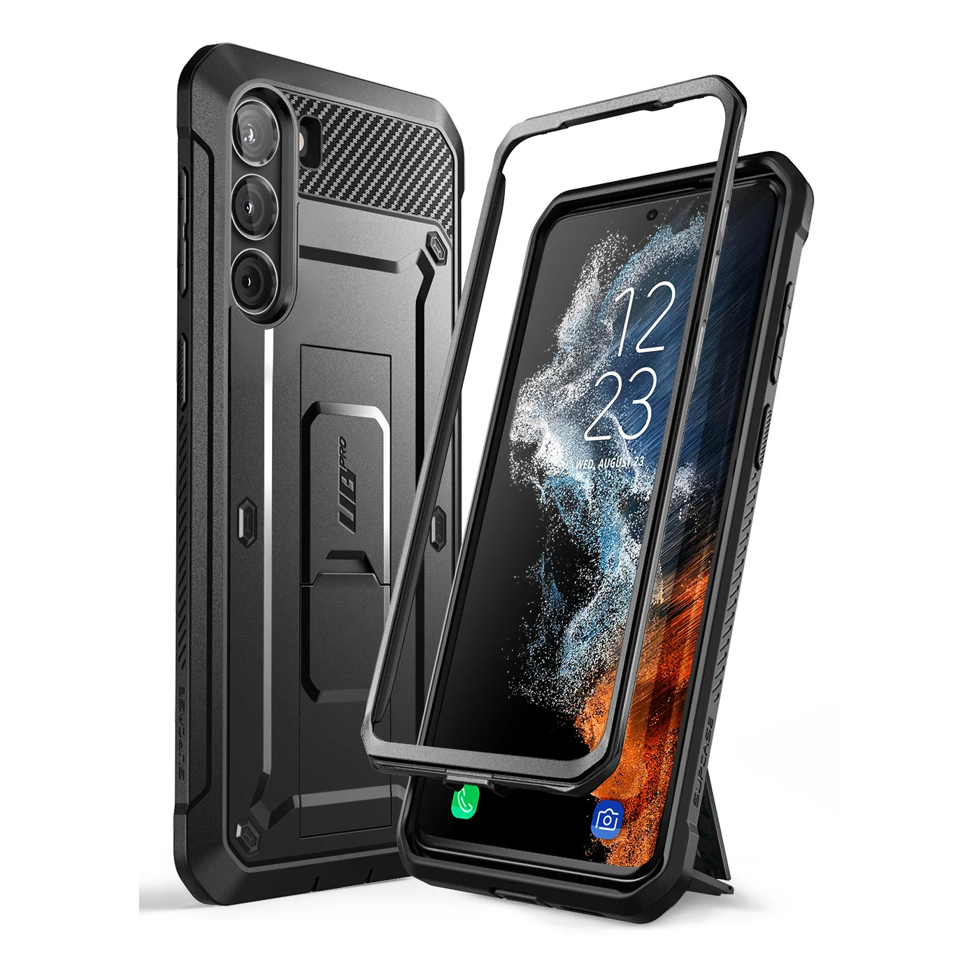 Galaxy S23 Plus Unicorn Beetle PRO Rugged Case-Black - Image 2