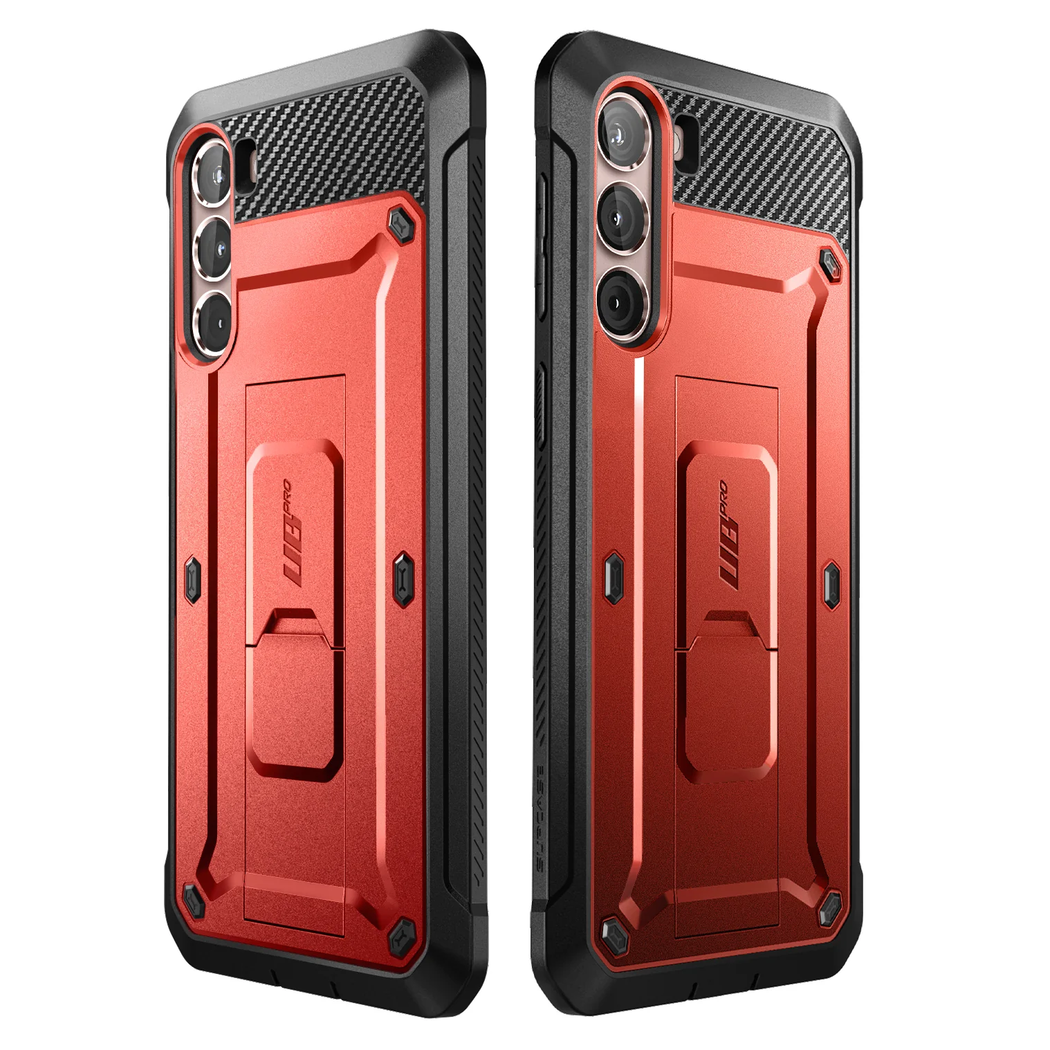 Galaxy S23 Plus Unicorn Beetle PRO Rugged Case-Metallic Red - Image 11