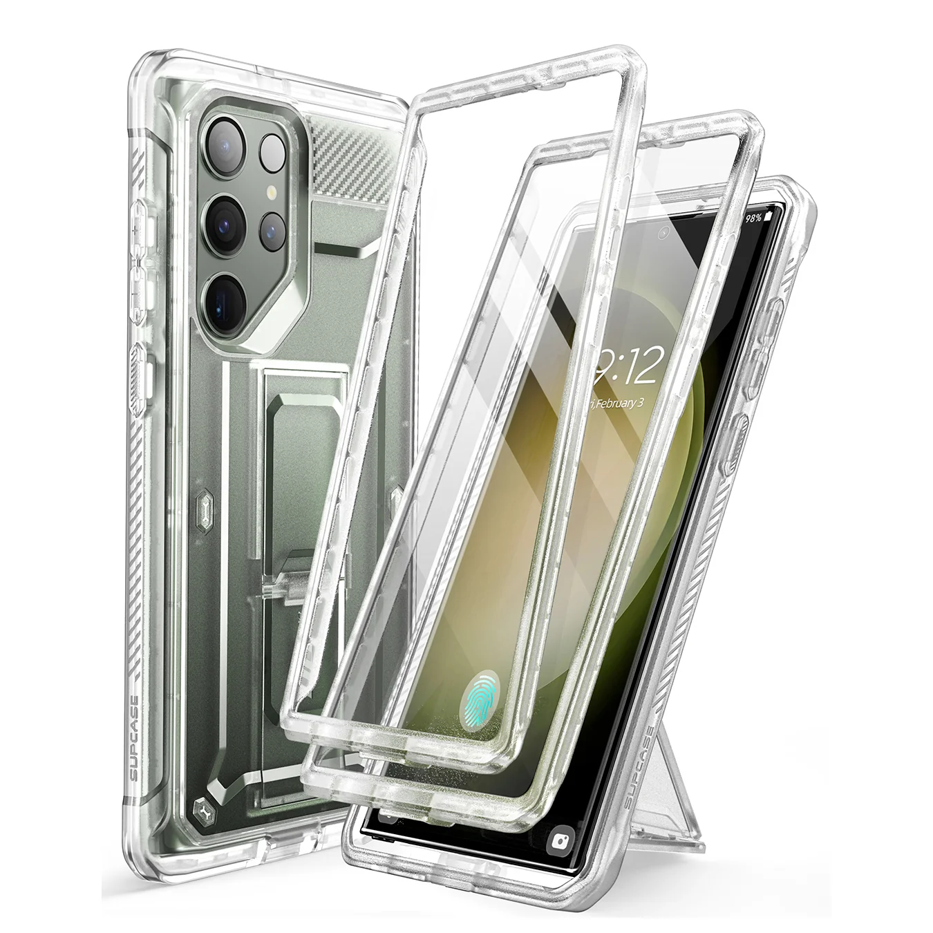 Galaxy S23 Ultra Unicorn Beetle PRO Screen Protector Case-Clear - Image 3