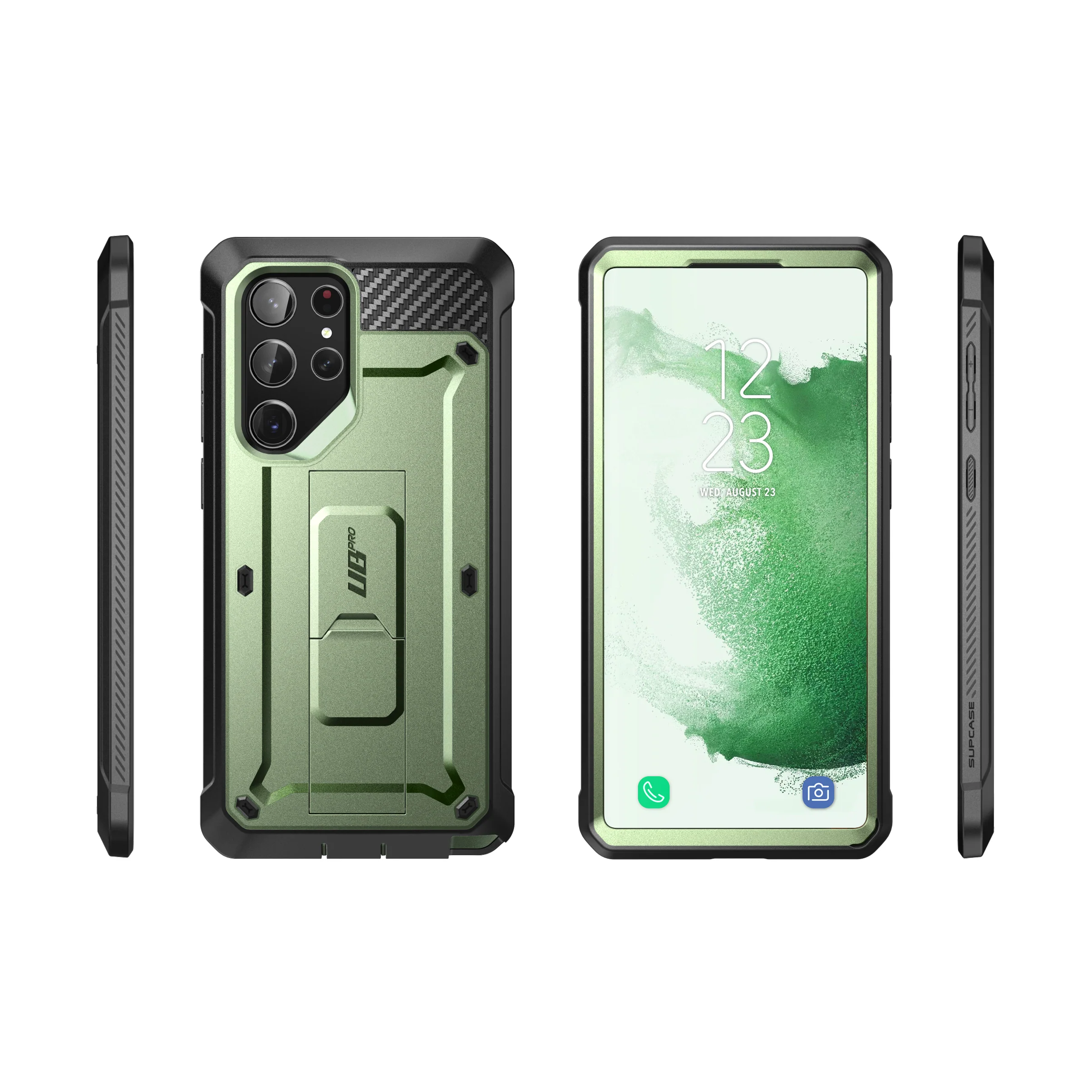 Galaxy S23 Ultra Unicorn Beetle PRO Screen Protector Case-Dark Green - Image 4