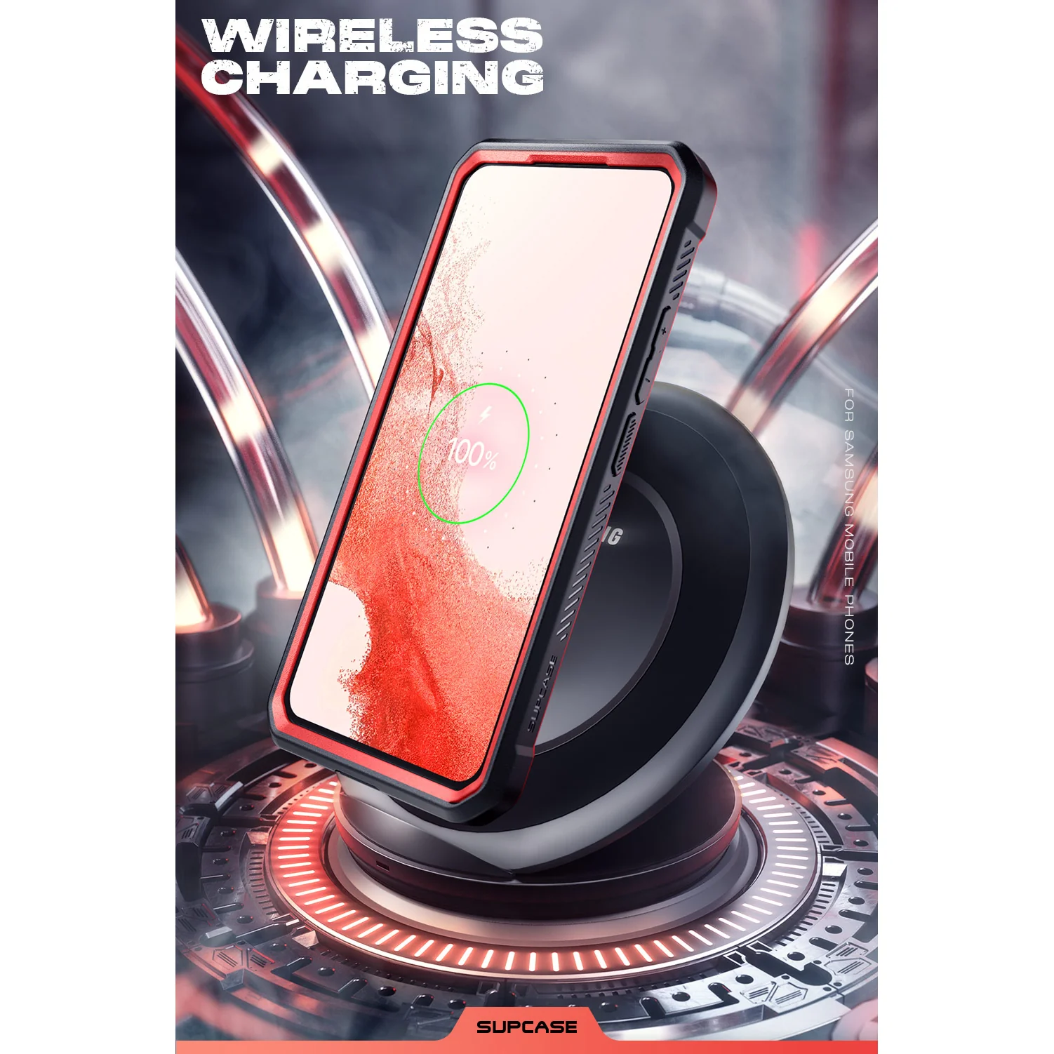 Galaxy S23 Unicorn Beetle PRO Rugged Case-Metallic Red - Image 9