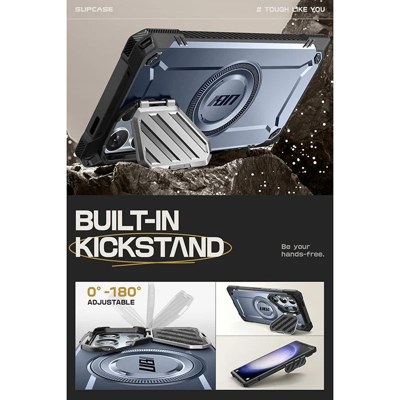 Galaxy S24 Ultra Unicorn Beetle MAG XT Bumper Case -Metallic Blue - Image 8