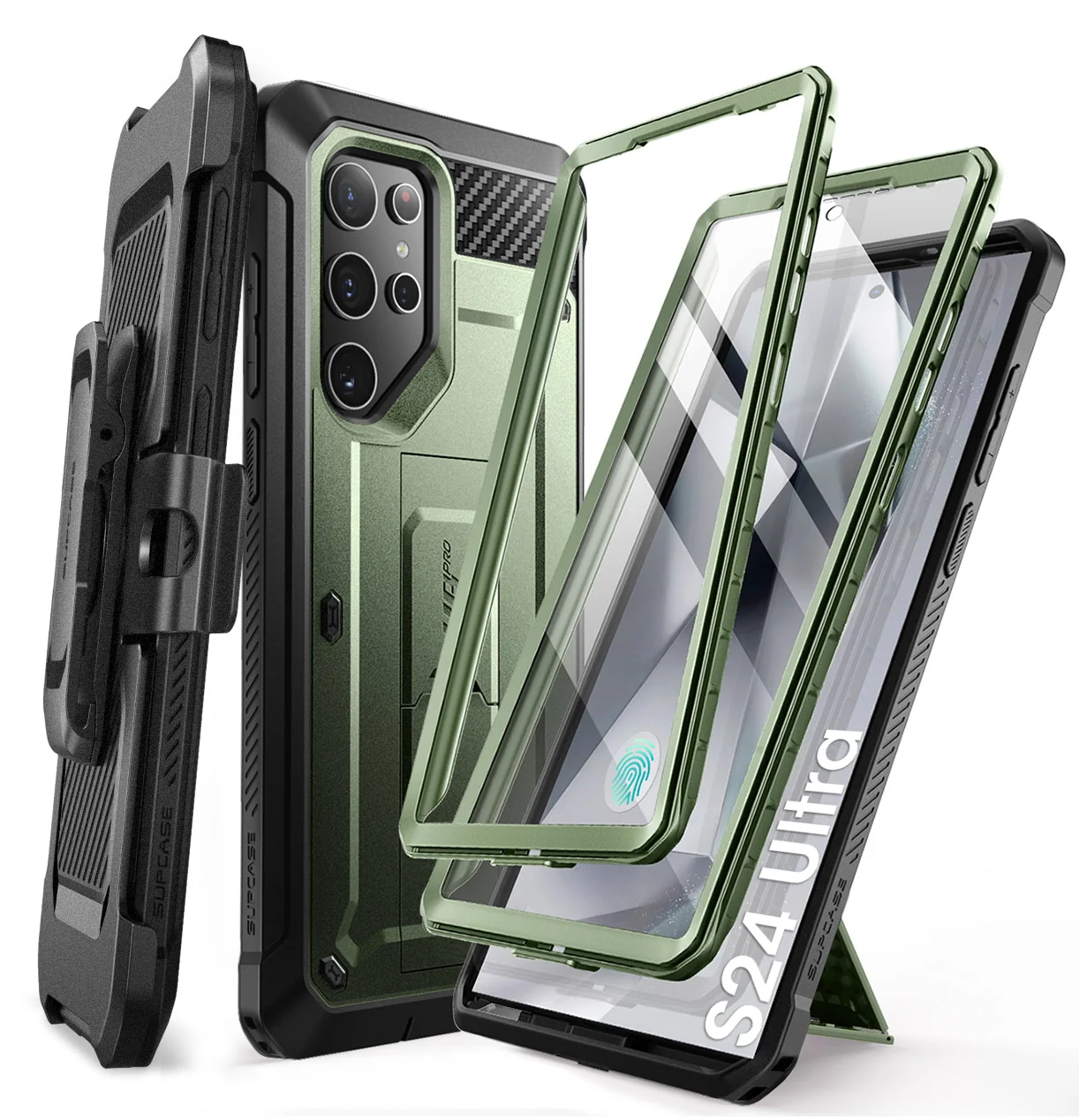 Galaxy S24 Ultra Unicorn Beetle PRO Rugged Case-Dark Green - Image 2