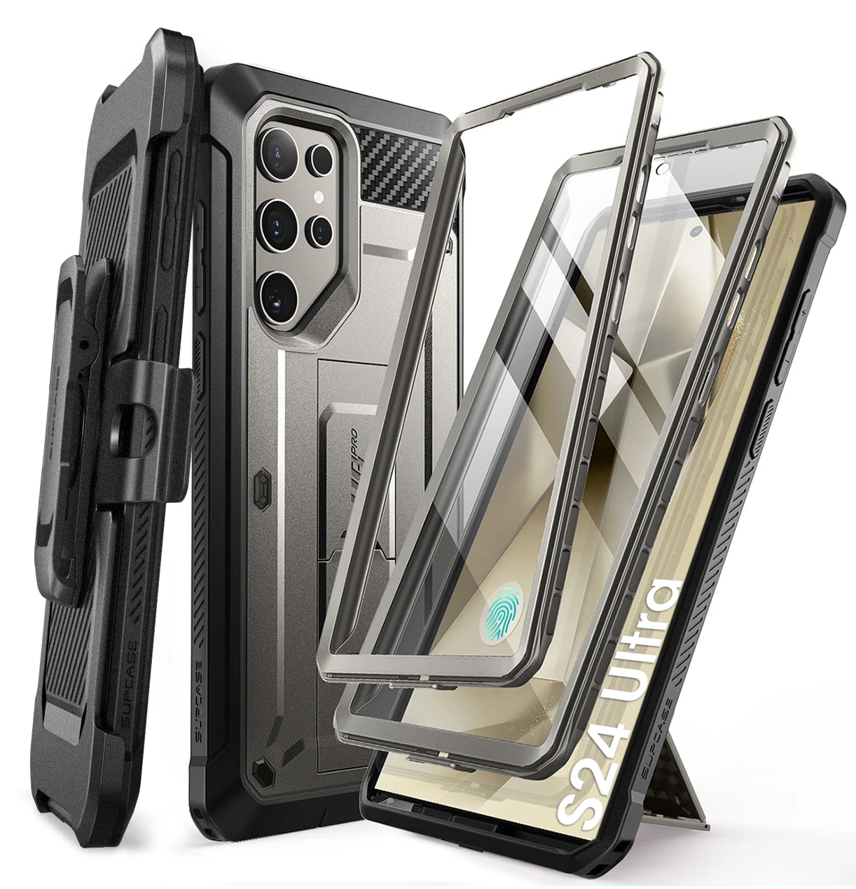 Galaxy S24 Ultra Unicorn Beetle PRO Rugged Case-Titan Gray - Image 2