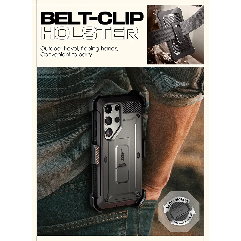 Galaxy S24 Ultra Unicorn Beetle PRO Rugged Case-Titan Gray - Image 8