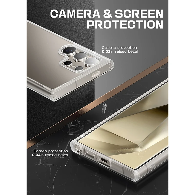 Galaxy S24 Ultra Unicorn Beetle Style Slim Clear Case-Clear - Image 8