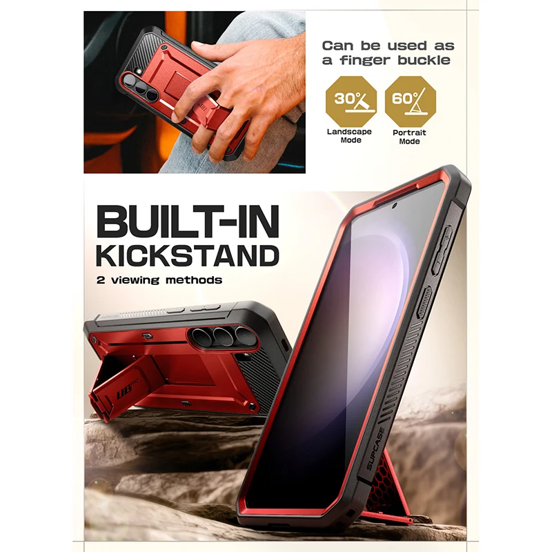 Galaxy S24 Unicorn Beetle PRO Rugged Case(open box)-Metallic Red - Image 4