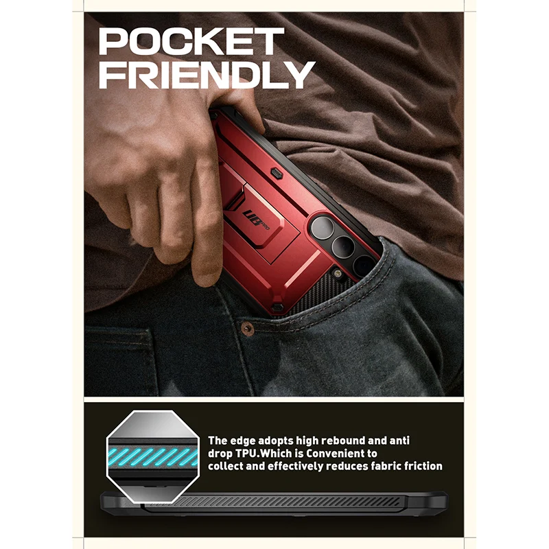 Galaxy S24 Unicorn Beetle PRO Rugged Case(open box)-Metallic Red - Image 7