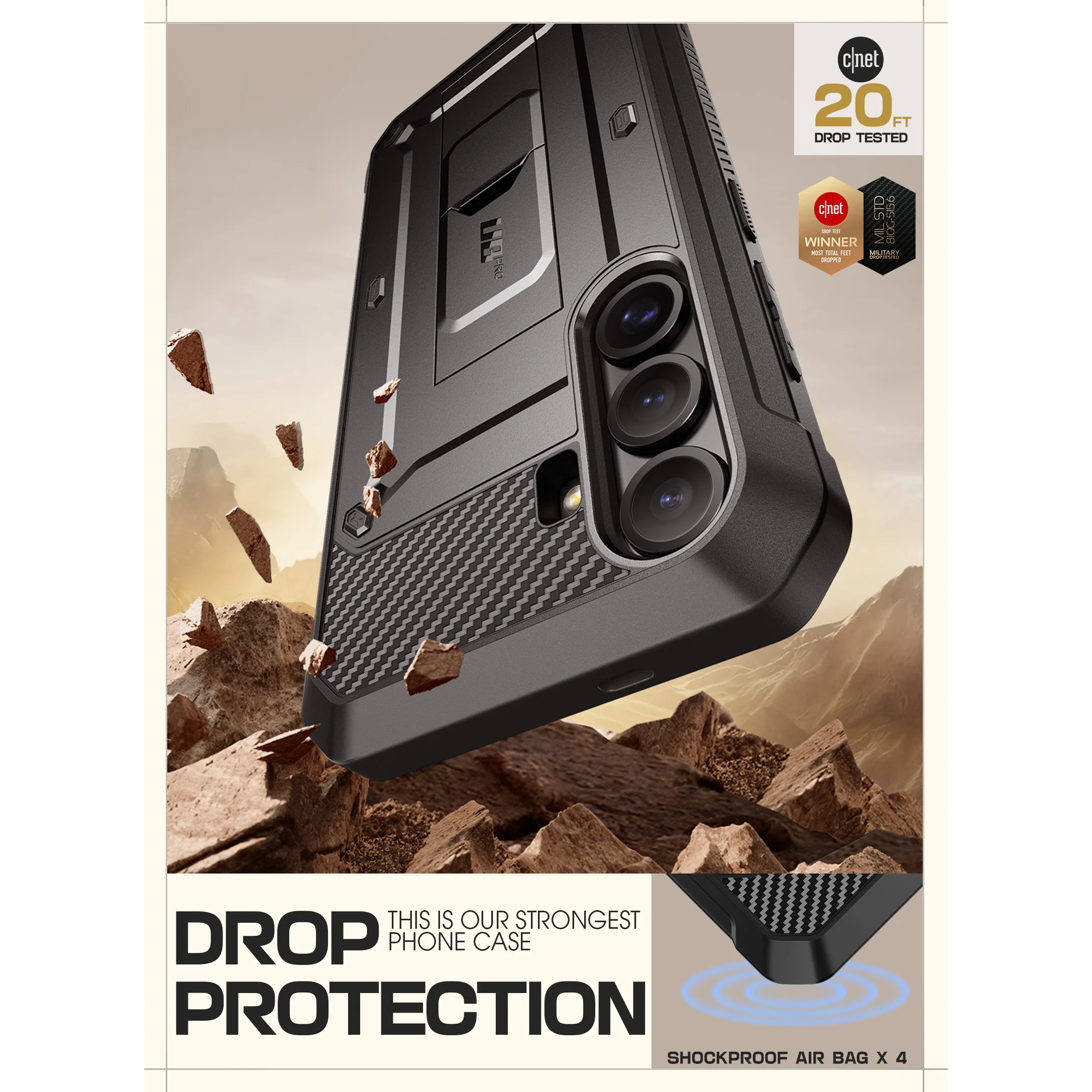 Galaxy S25 Plus Unicorn Beetle PRO Rugged Case(open box)-Black - Image 3