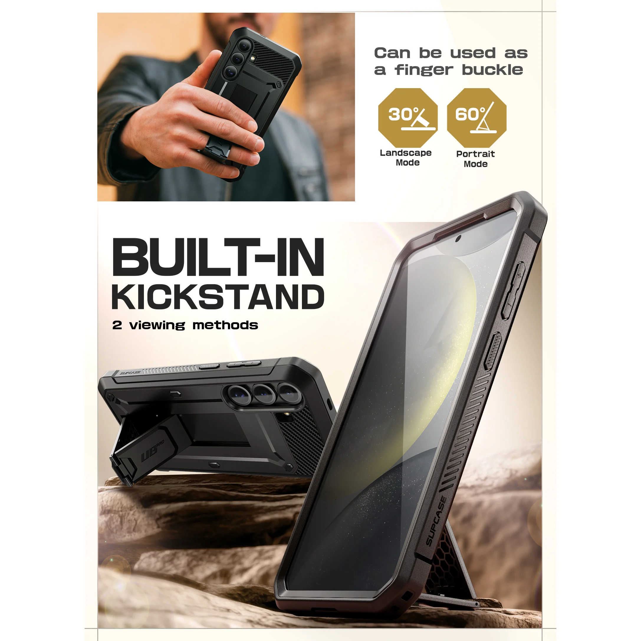 Galaxy S25 Plus Unicorn Beetle PRO Rugged Case(open box)-Black - Image 4