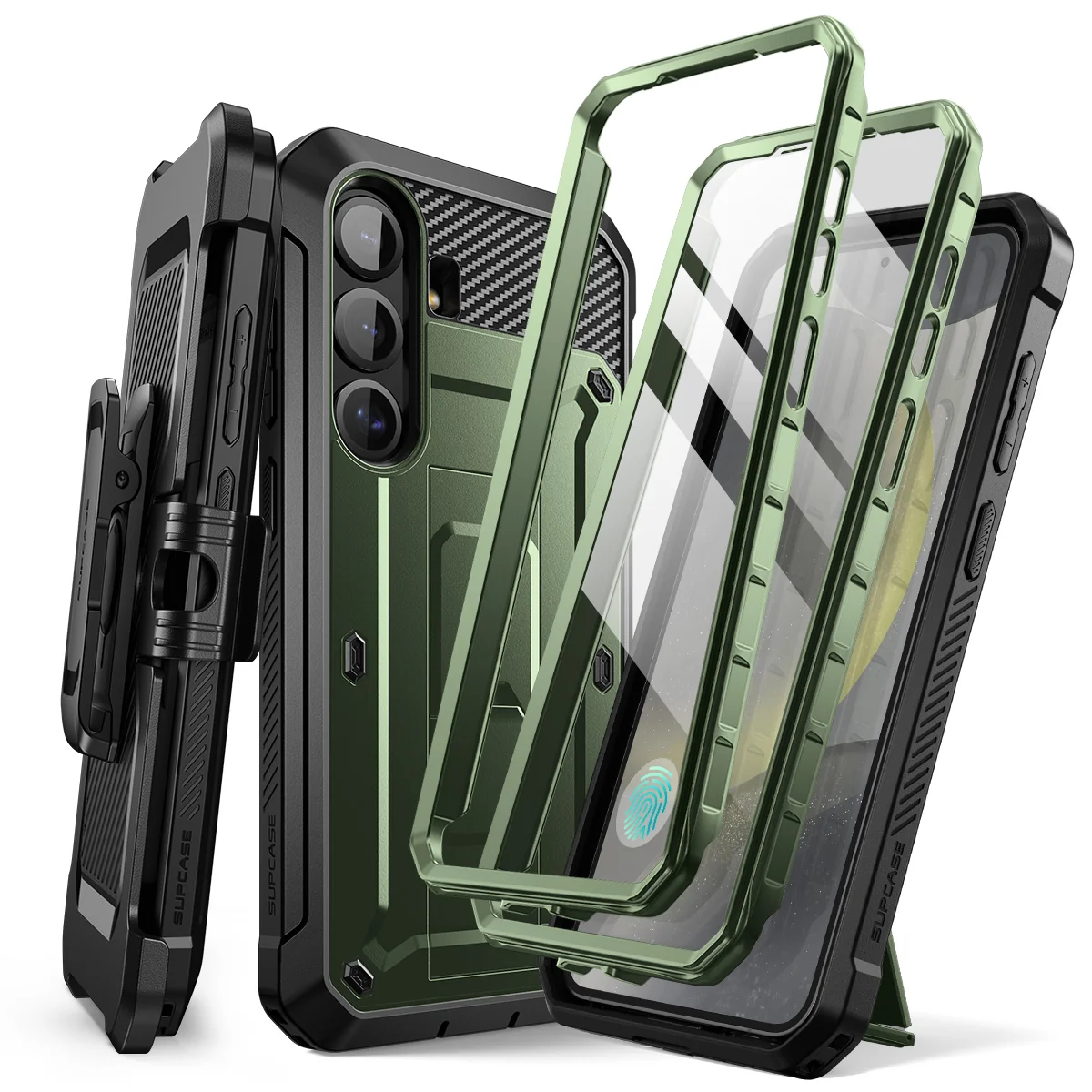 Galaxy S25 Plus Unicorn Beetle PRO Rugged Case(open box)-Dark Green - Image 2