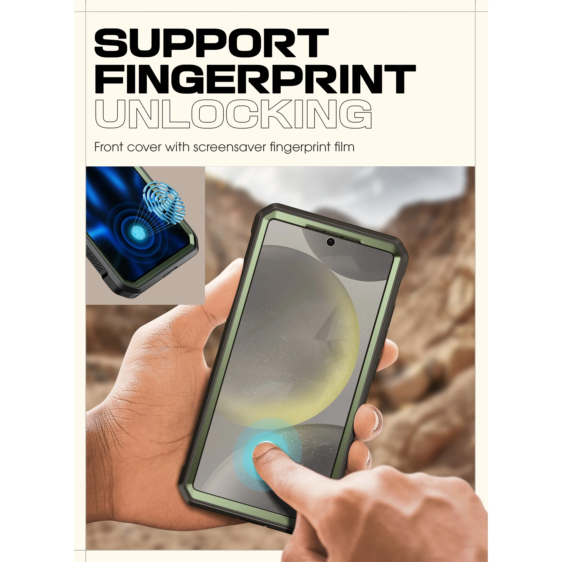 Galaxy S25 Plus Unicorn Beetle PRO Rugged Case(open box)-Dark Green - Image 6